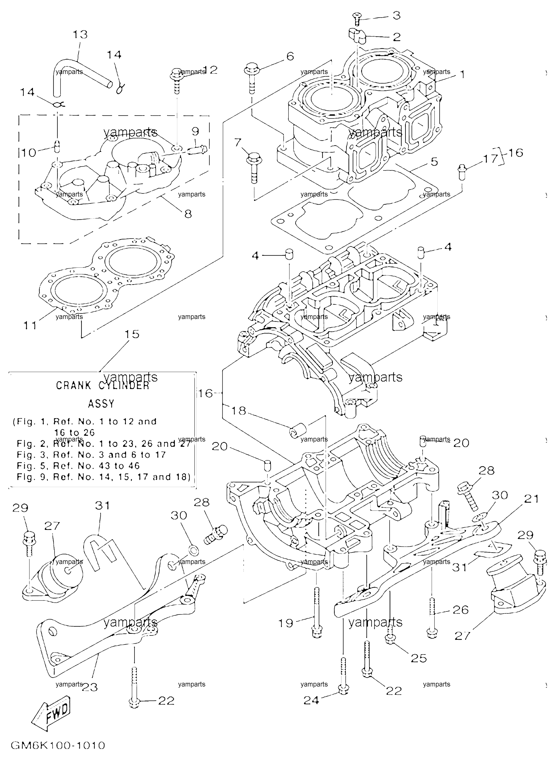 Мотоголовка, блок цилиндров