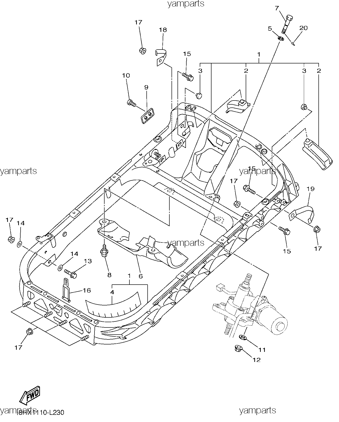 Рамка рулевая