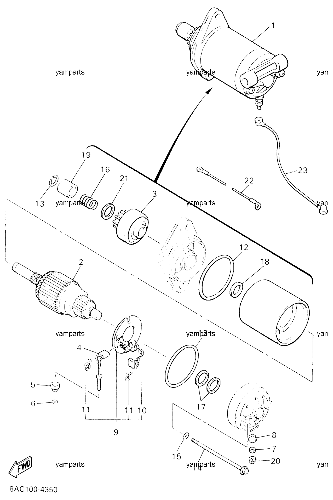 Стартер электрический, VK540