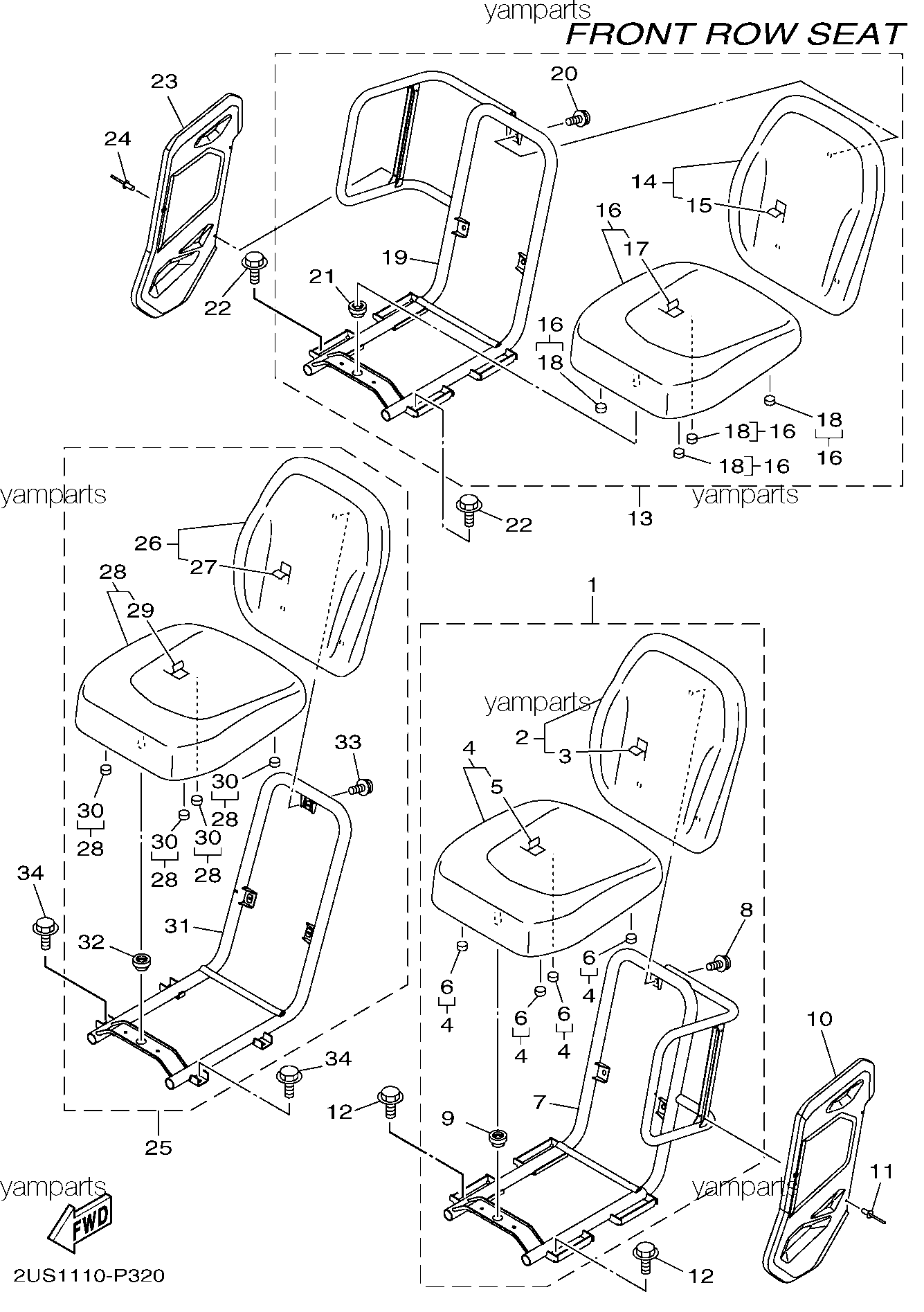 Передние сиденья 1