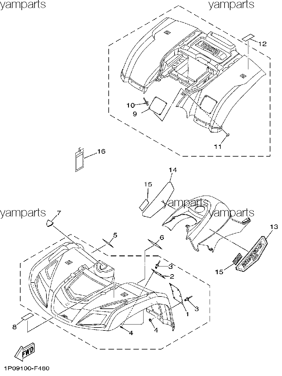 Наклейки предупреждения (США)