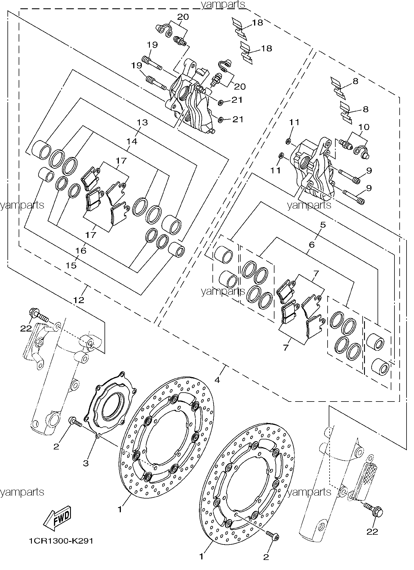 Тормоза передние