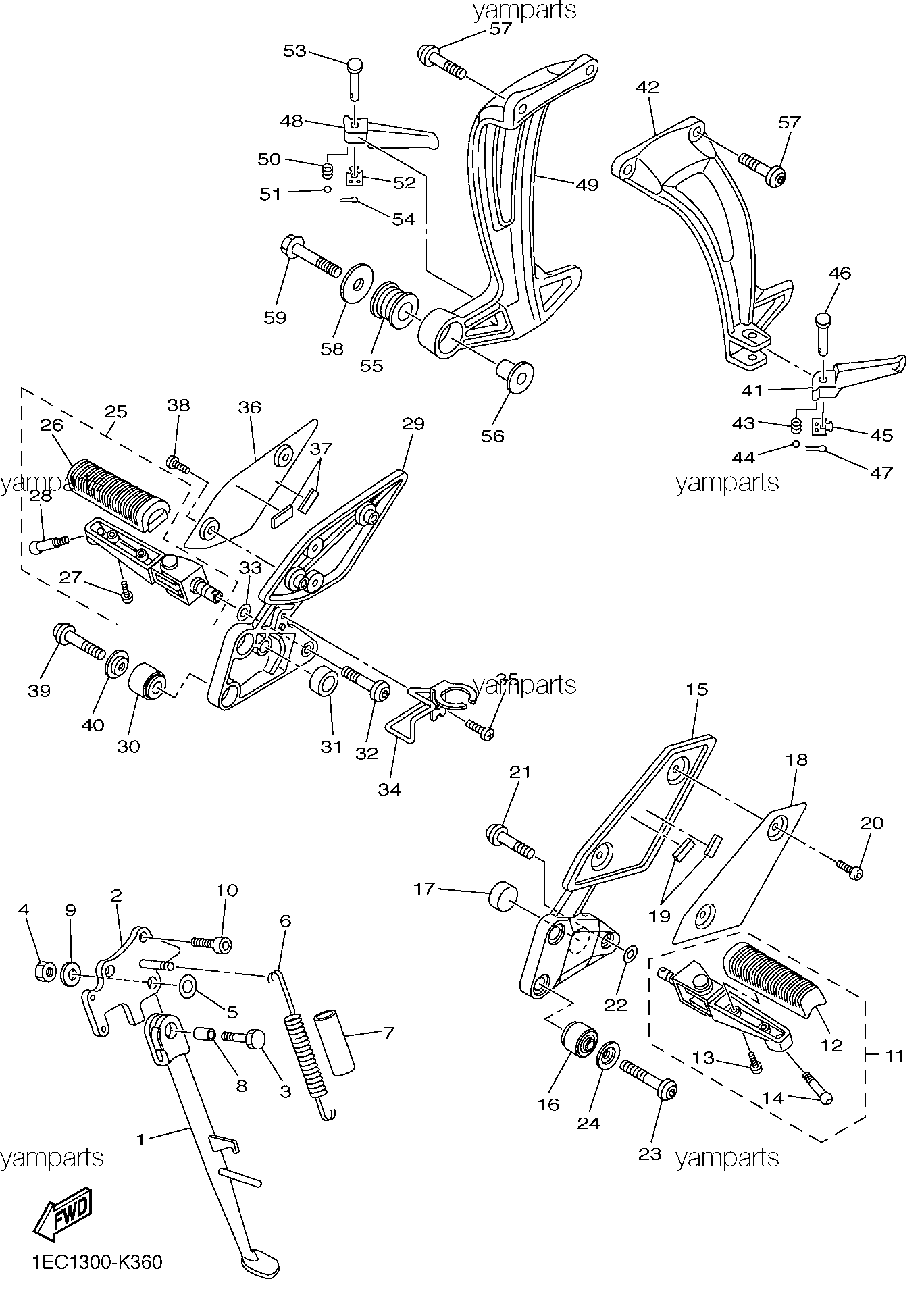 Подножки, подставка