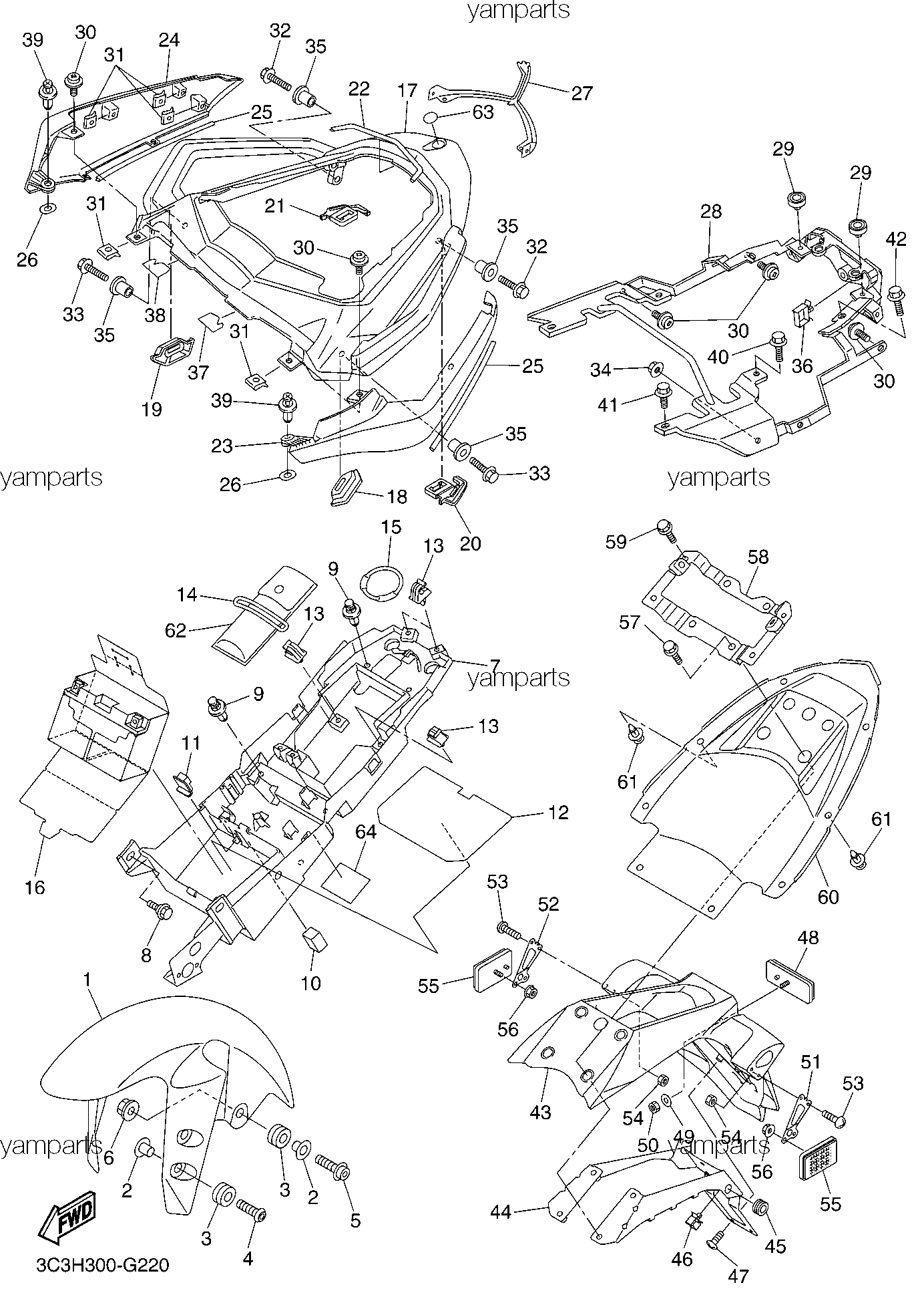 Крылья, накладные детали