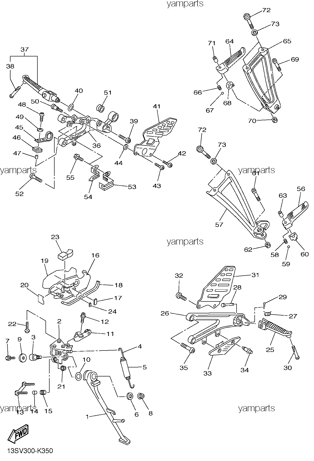 Подножки, подставка