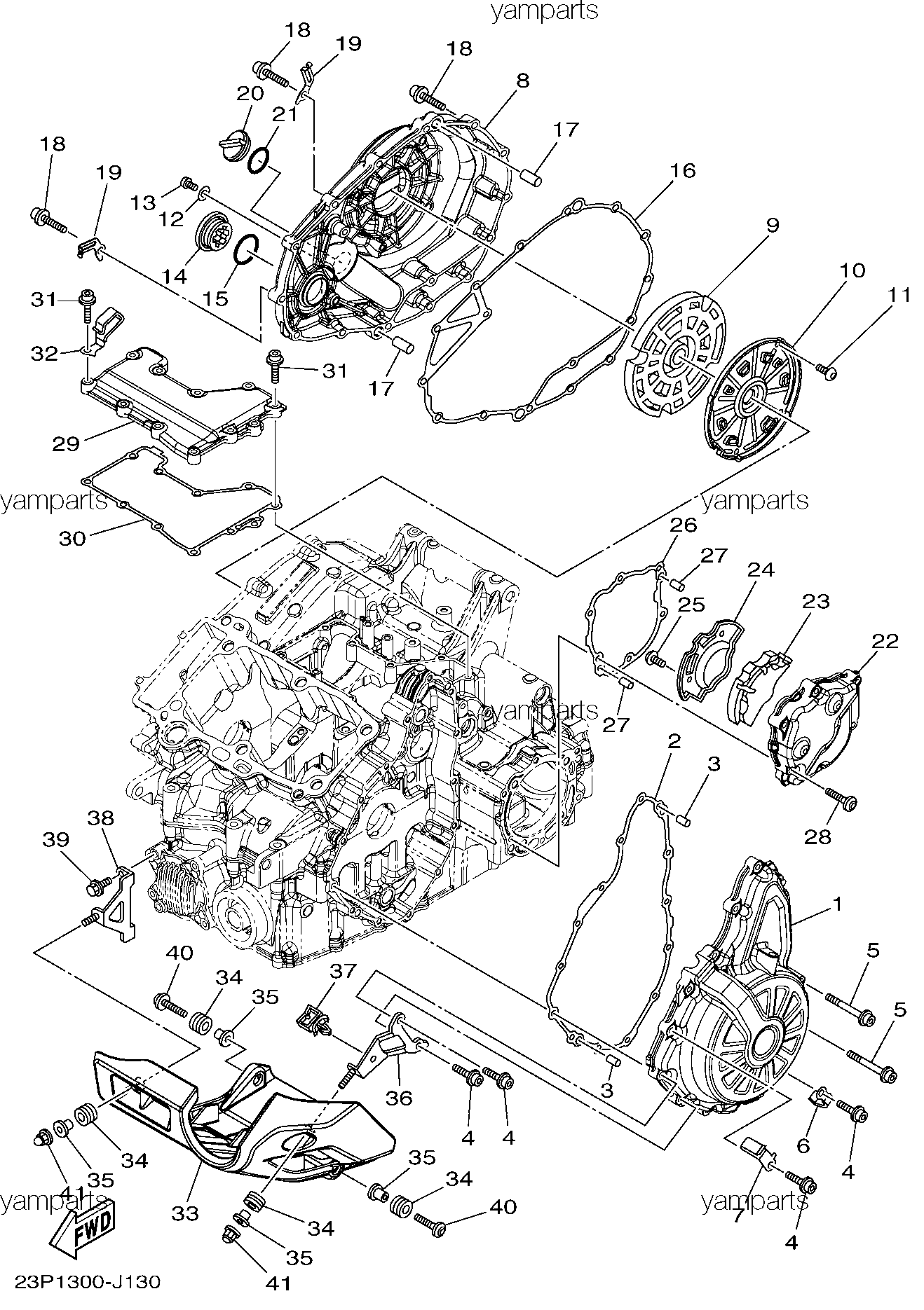 Крышки картера