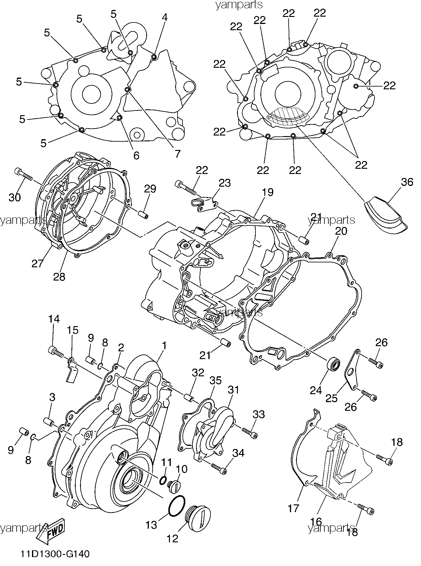 Крышки картера