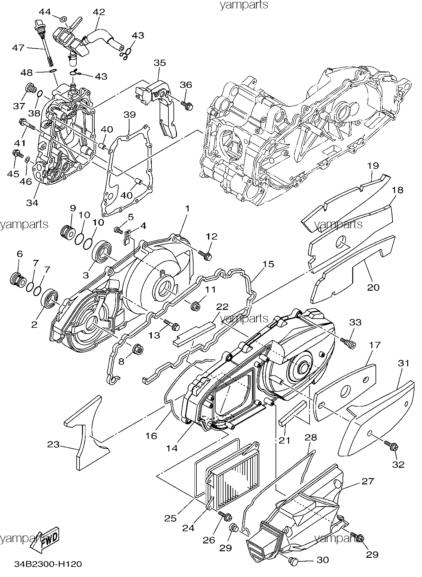 Крышки картера