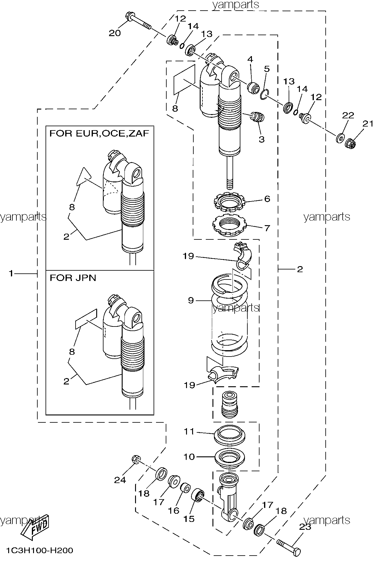 Амортизатор с пружиной