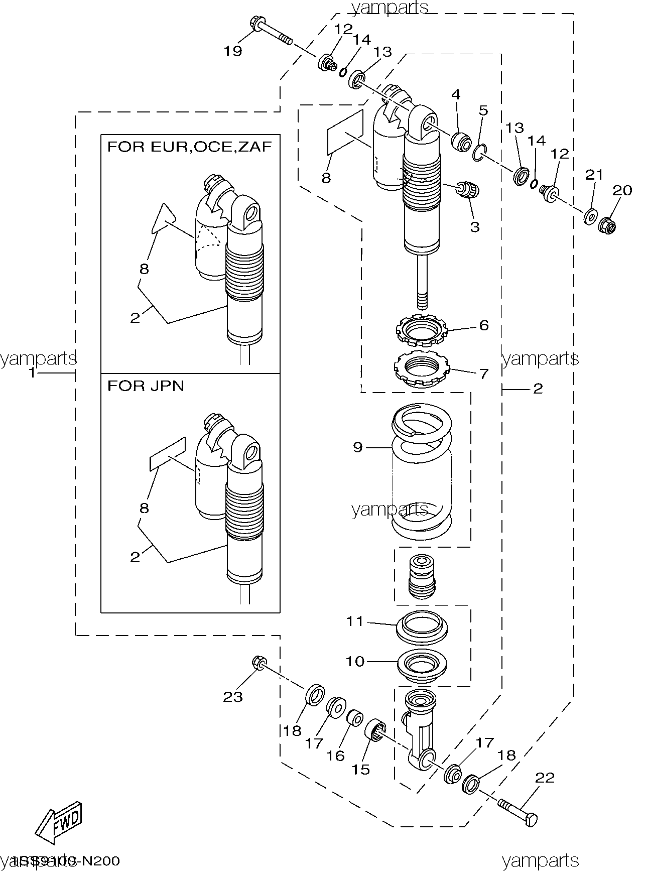 Амортизатор с пружиной