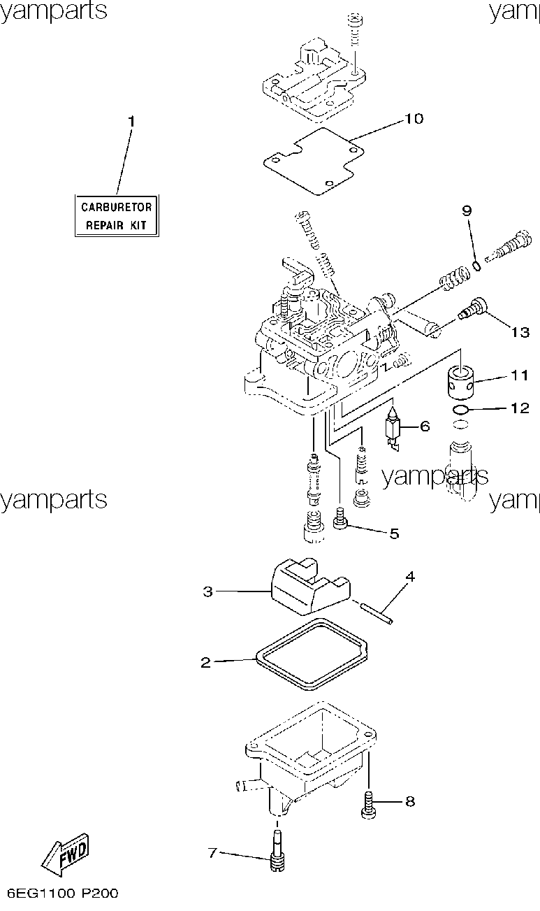 Комплект ремонтный (карбюратора)