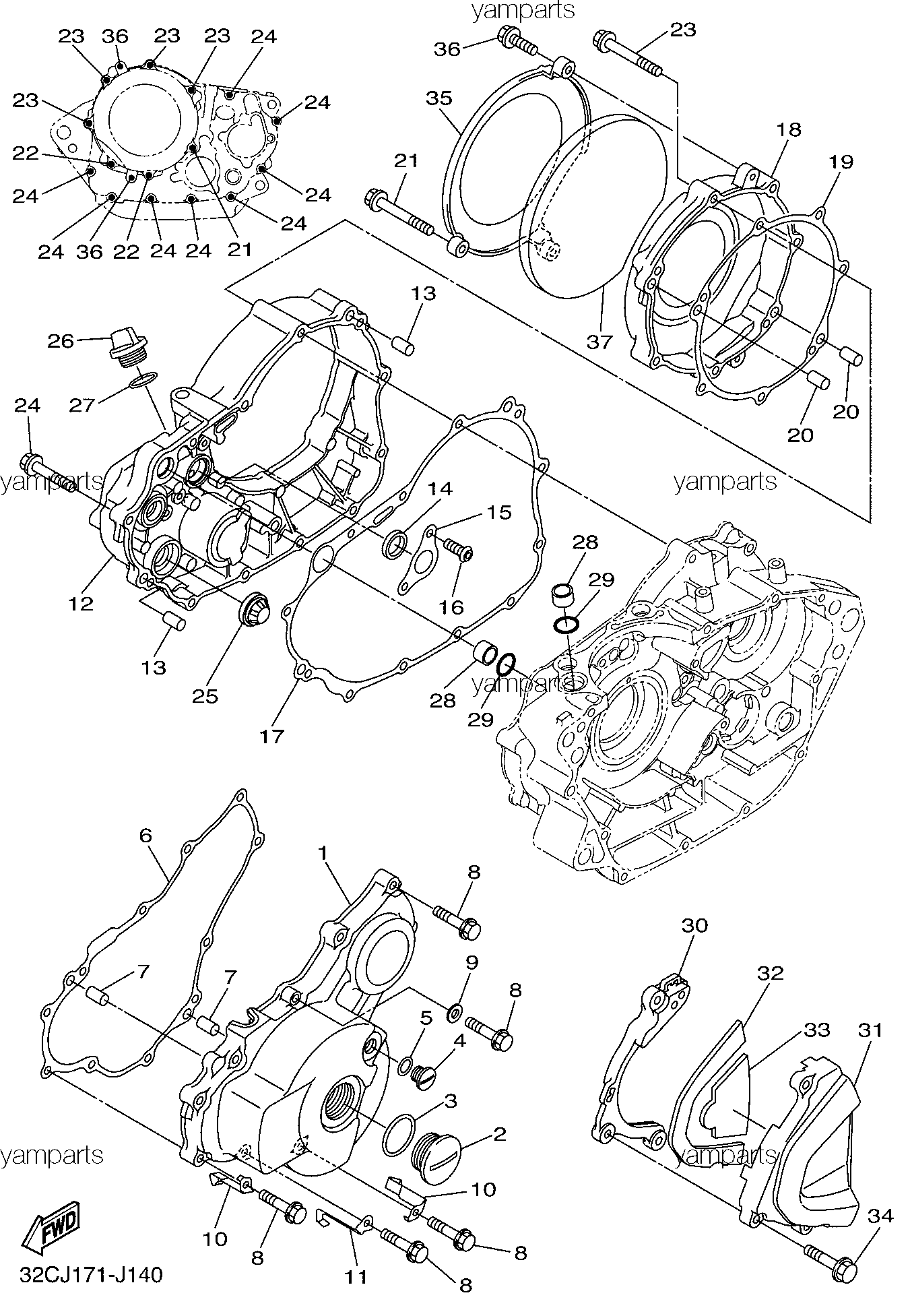 Крышки картера