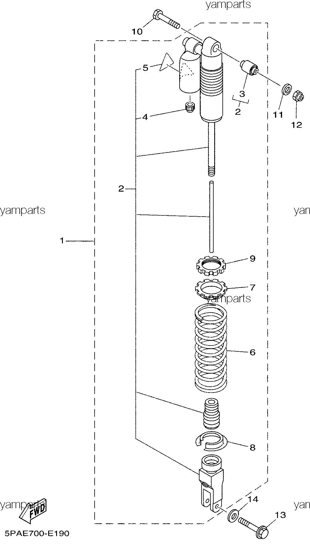 Амортизатор с пружиной