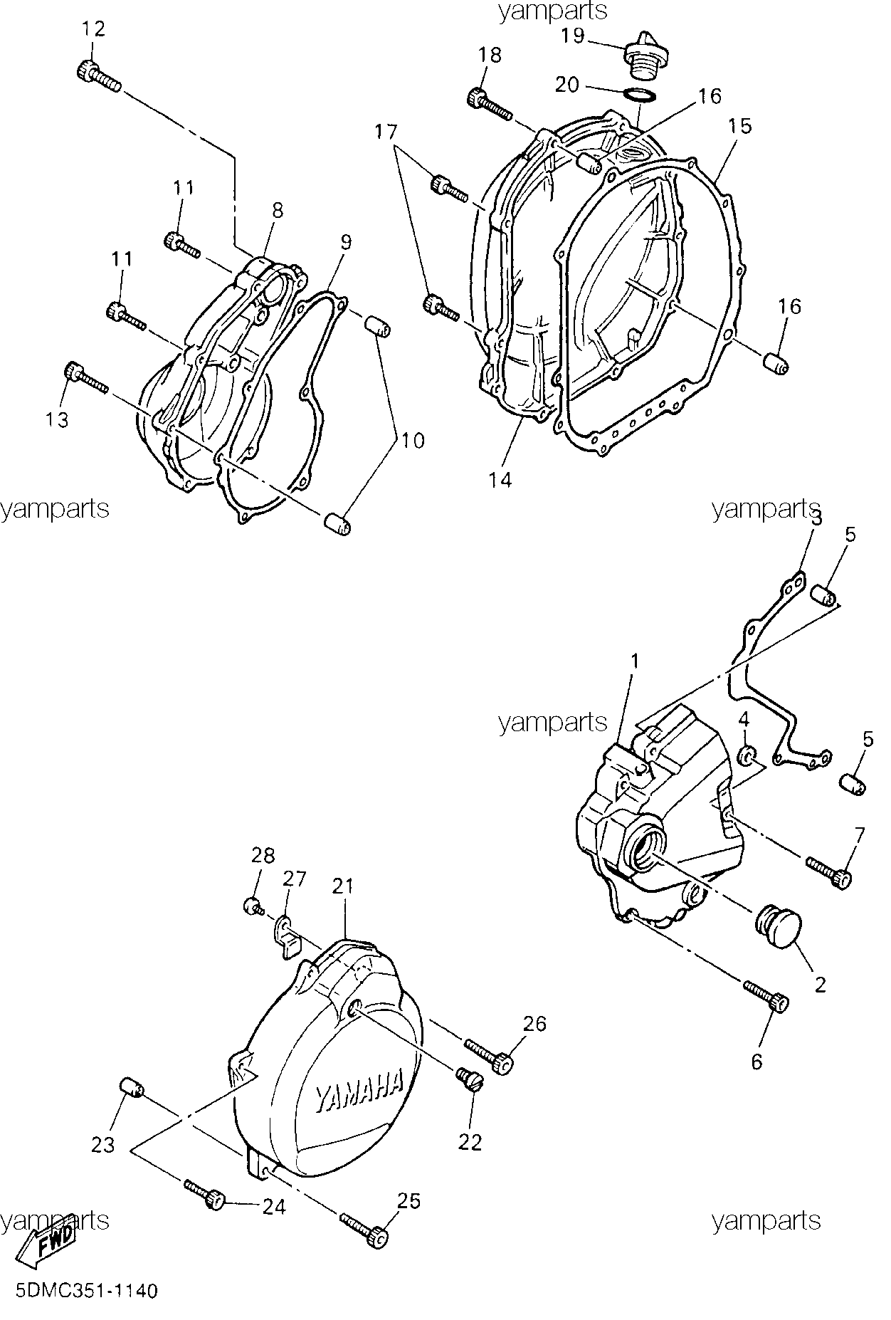 Крышки картера