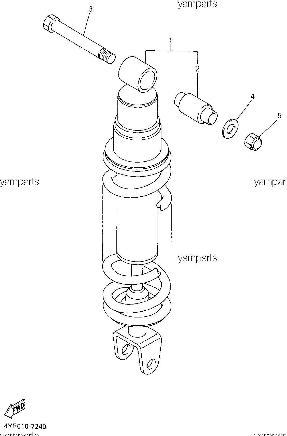 Амортизатор с пружиной