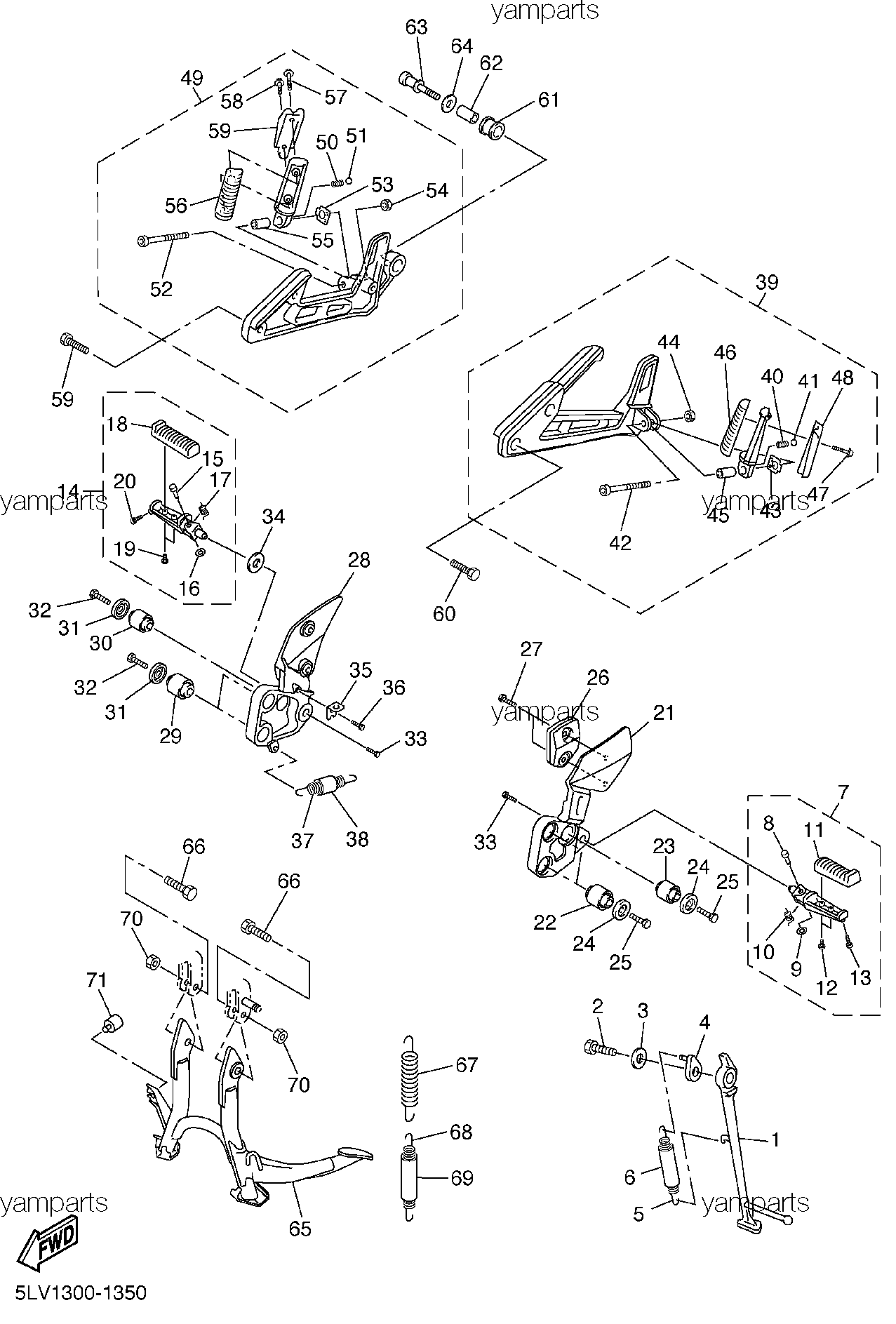 Подножки, подставки