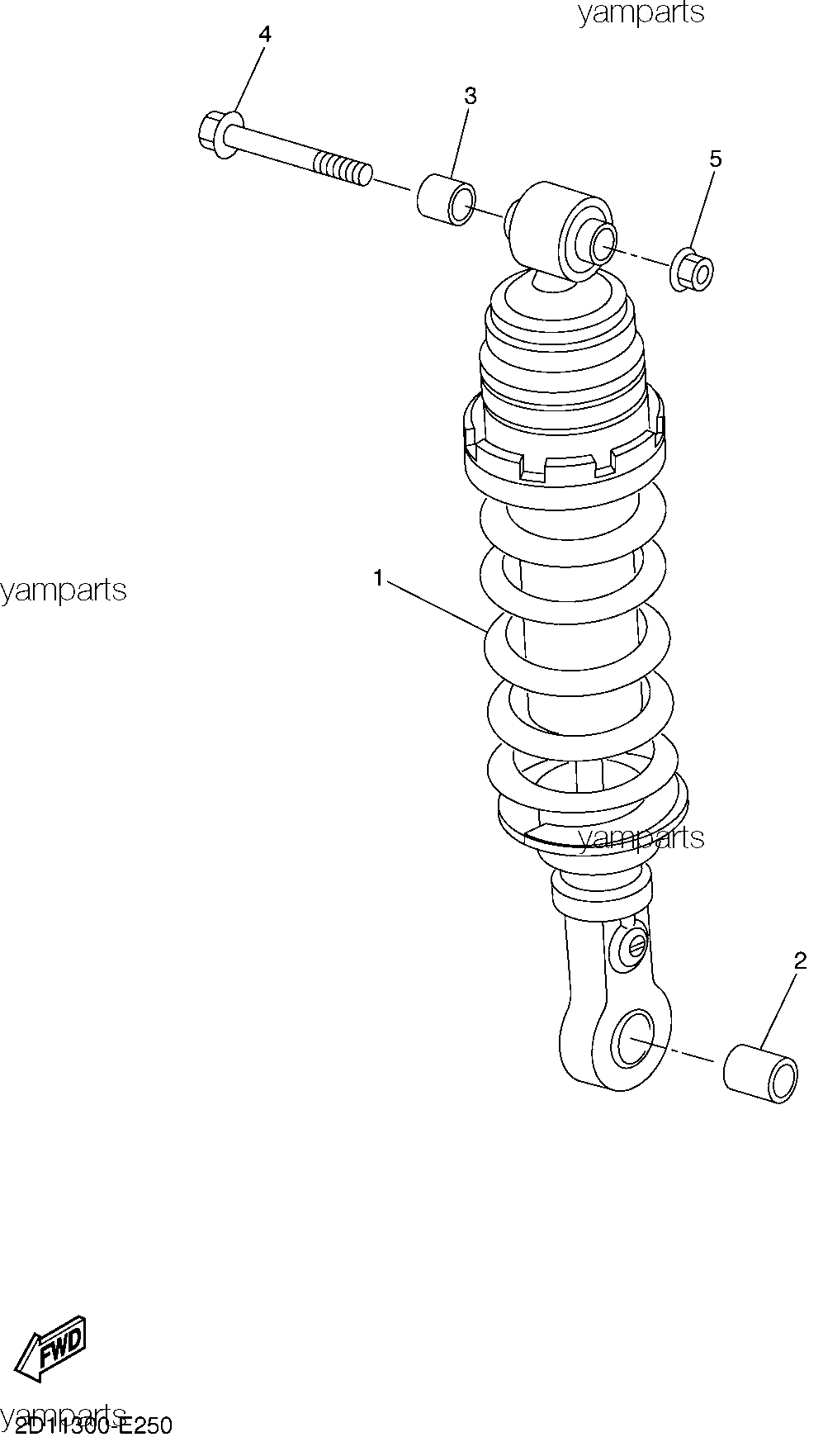 Амортизатор с пружиной