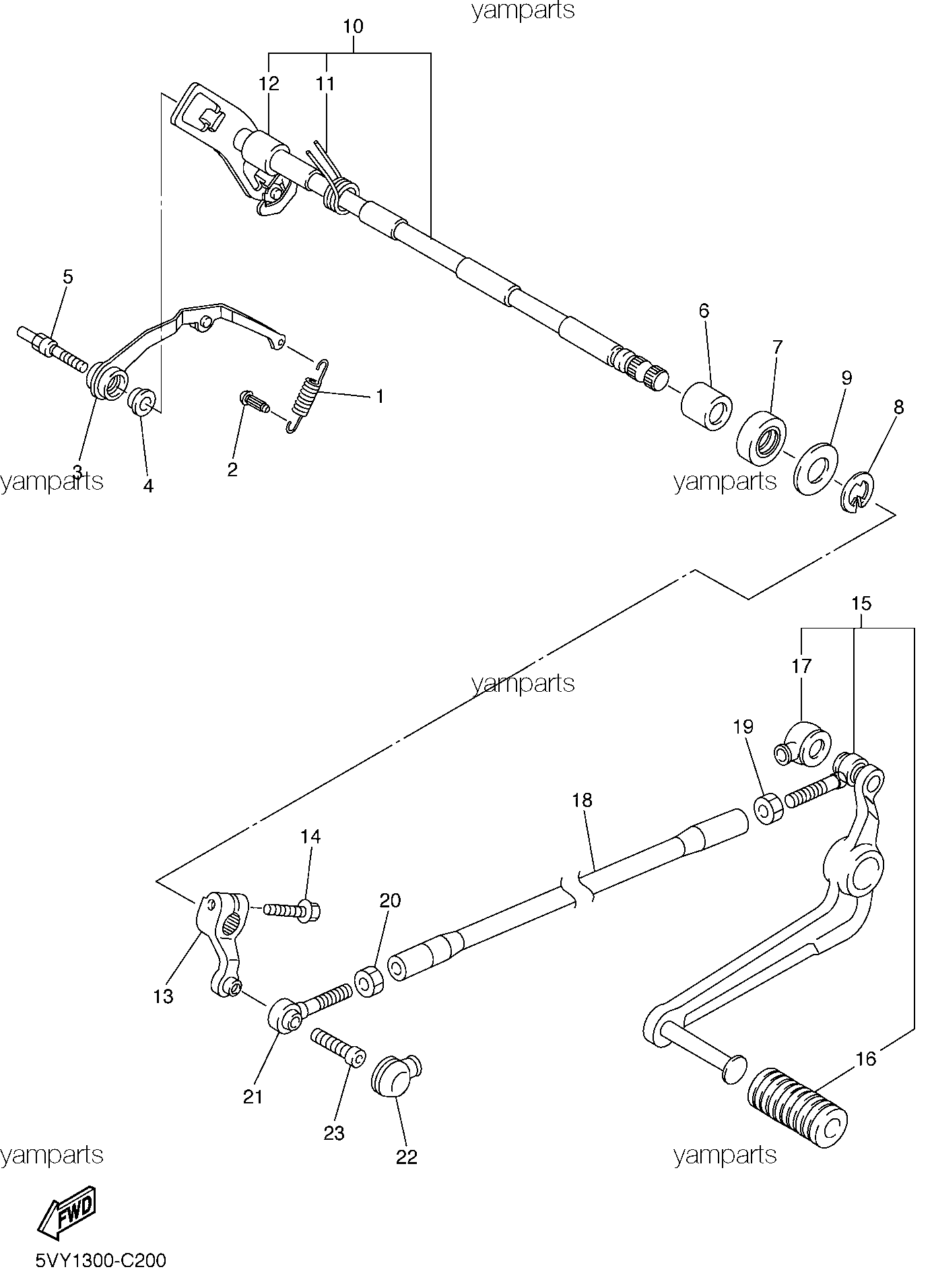 Механизм переключения передач