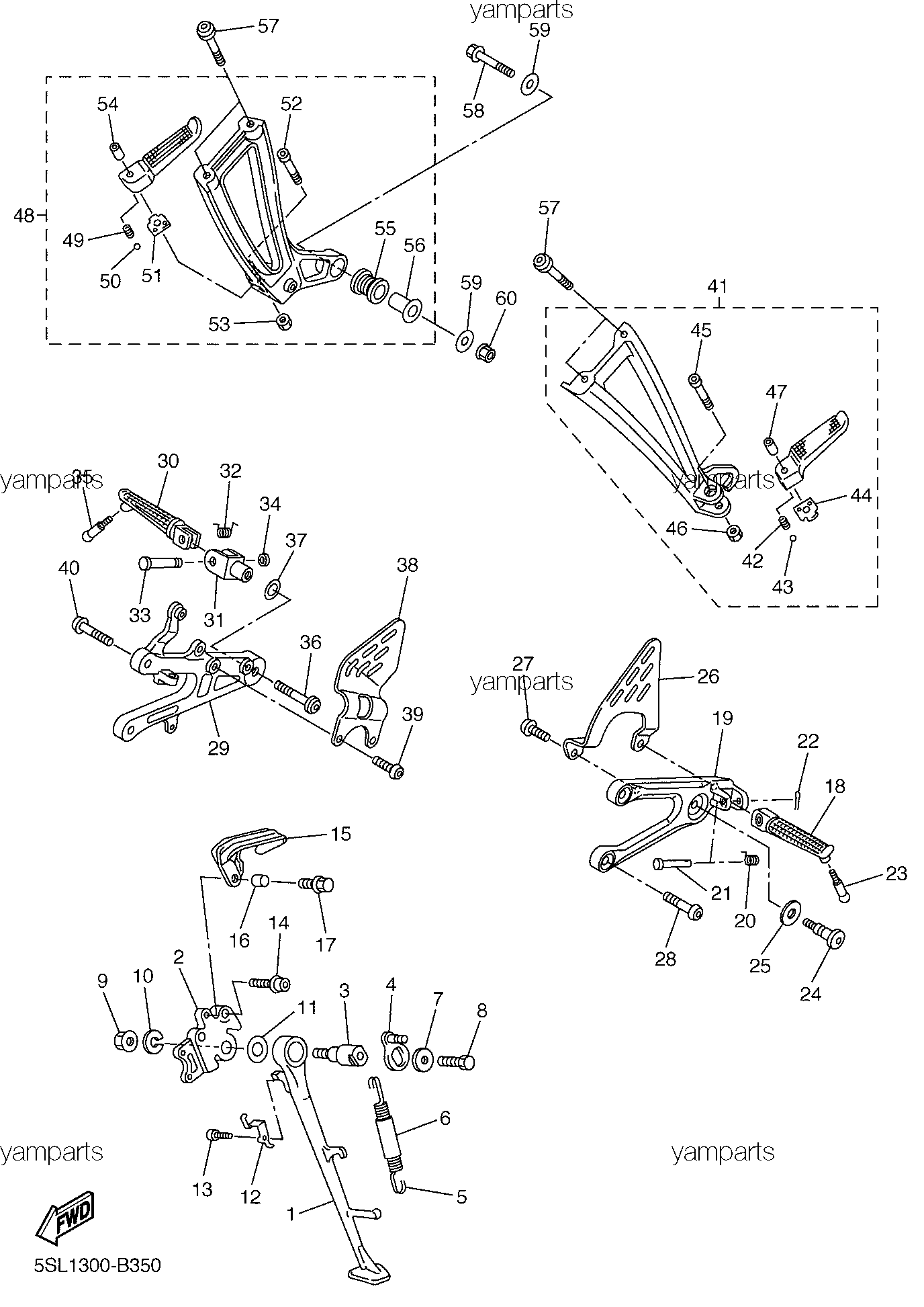 Подножки, подставка