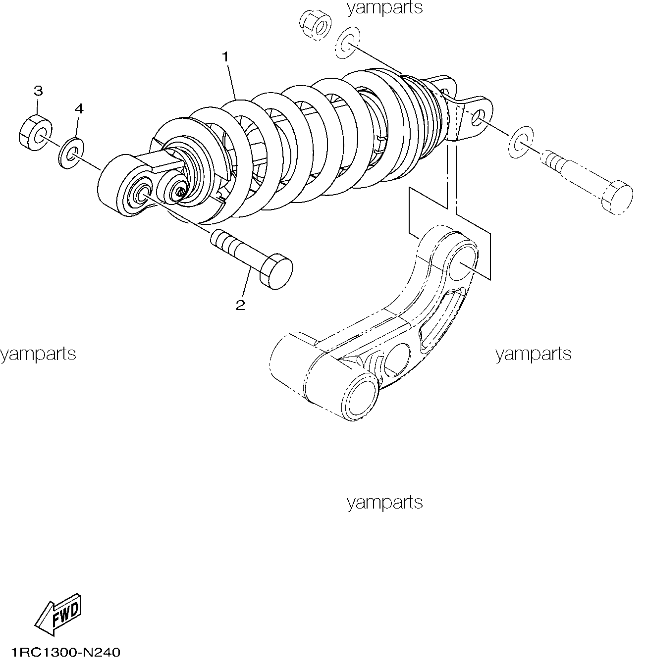 Амортизатор с пружиной