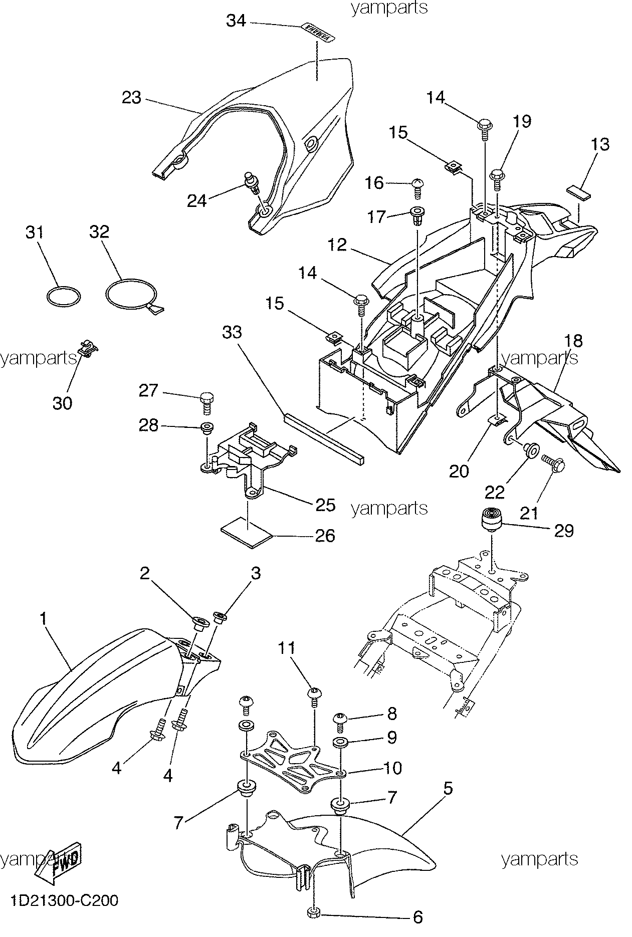 Крылья, накладные детали