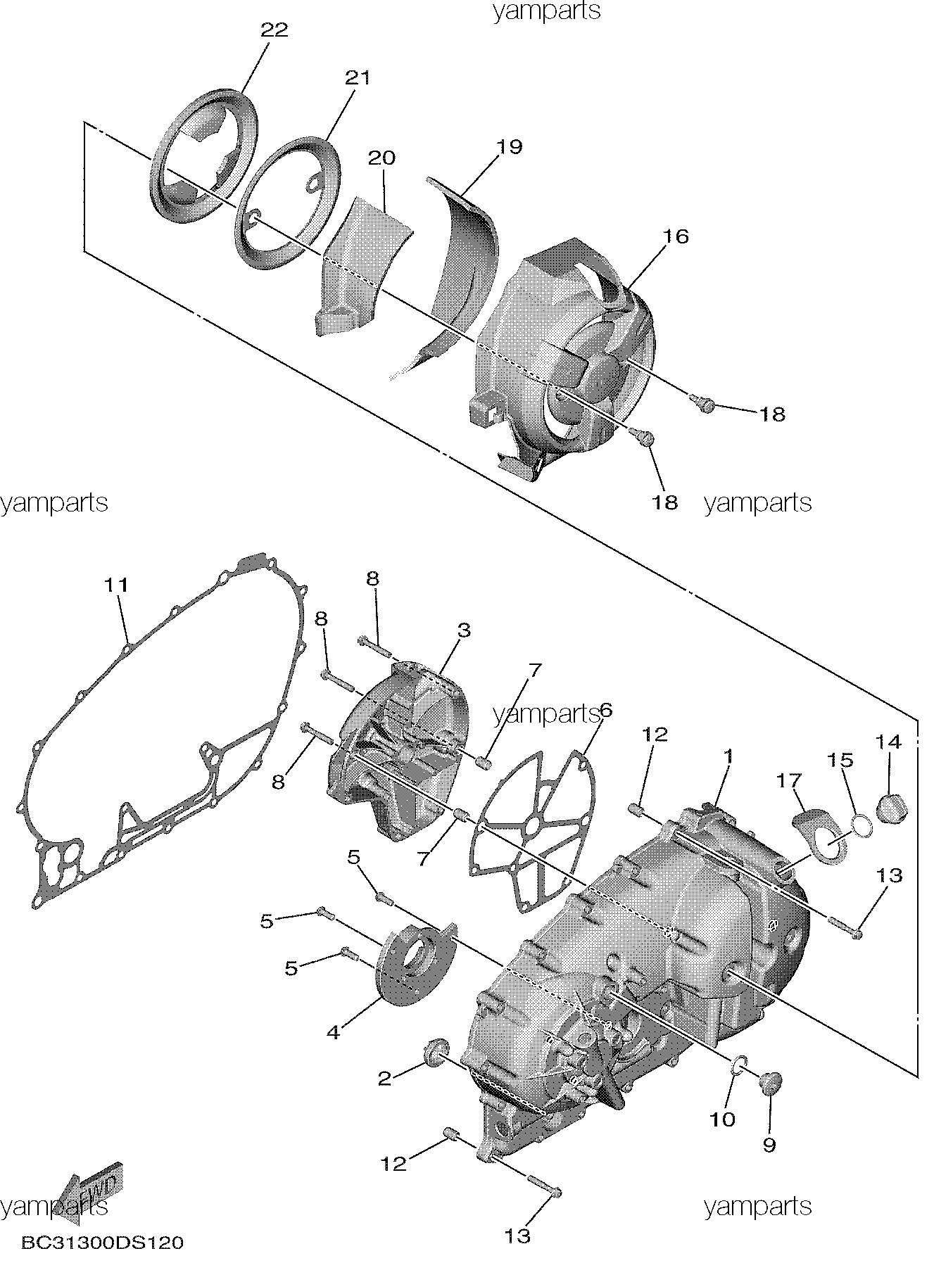 Крышки картера 1