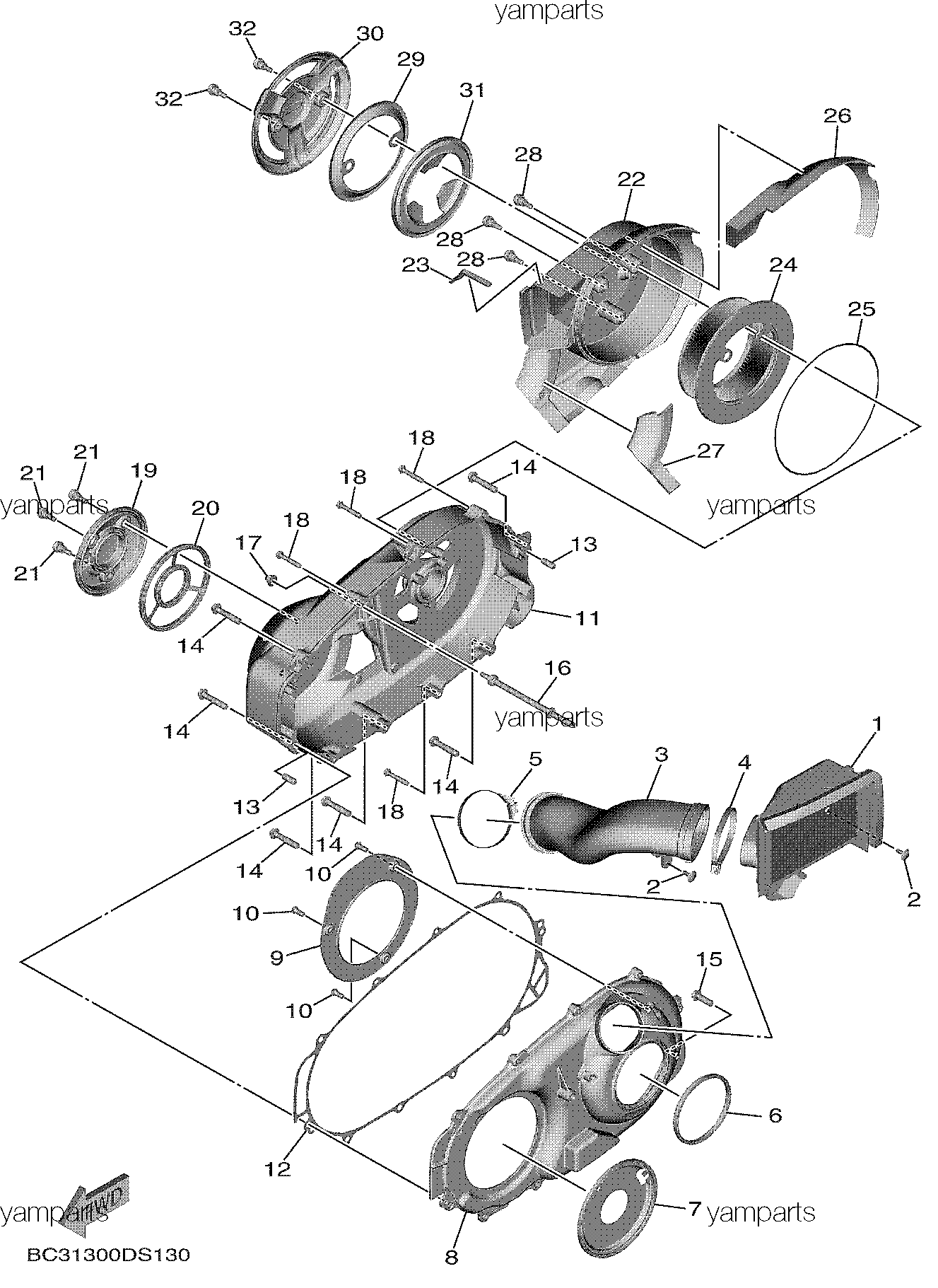 Крышки картера 2