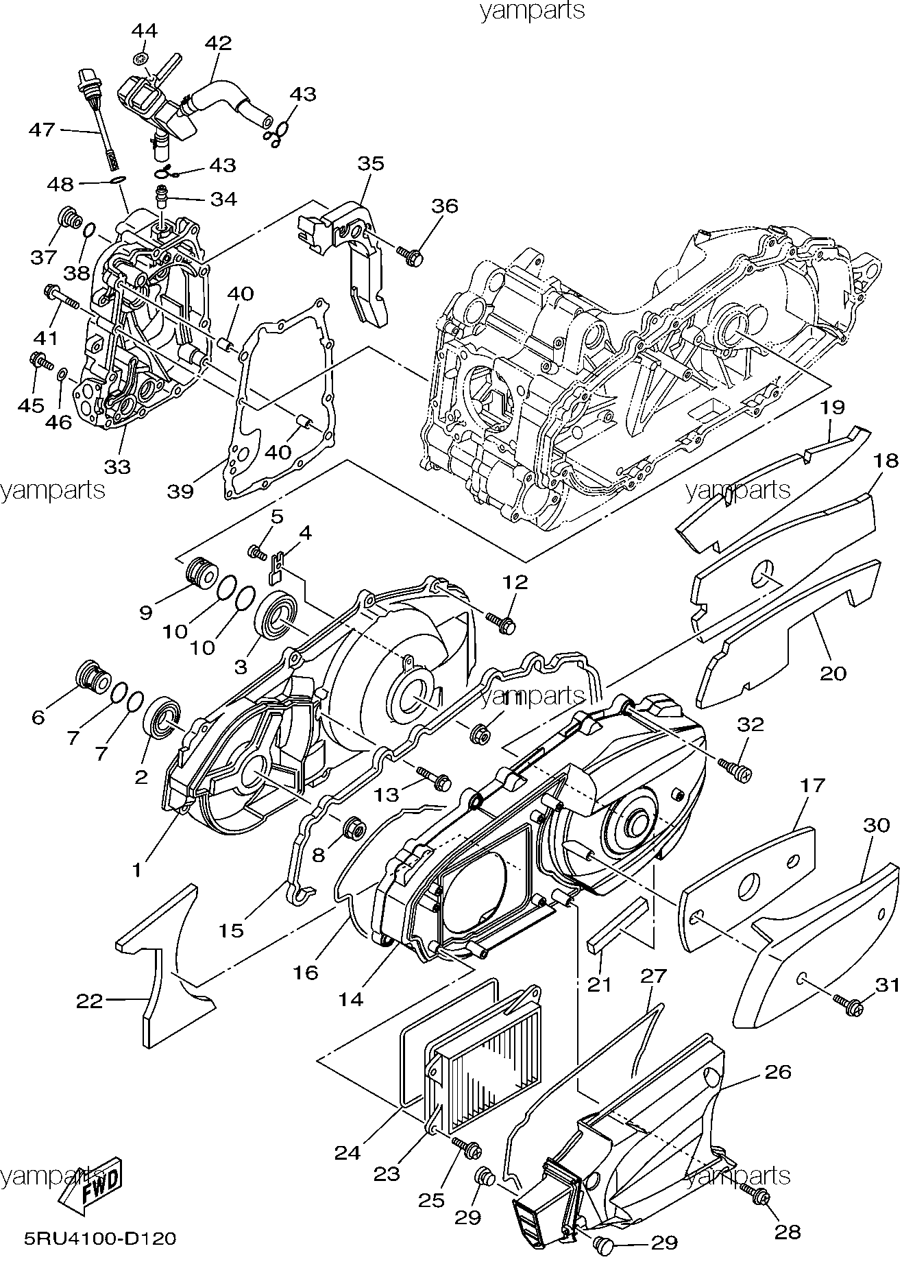 Крышки картера