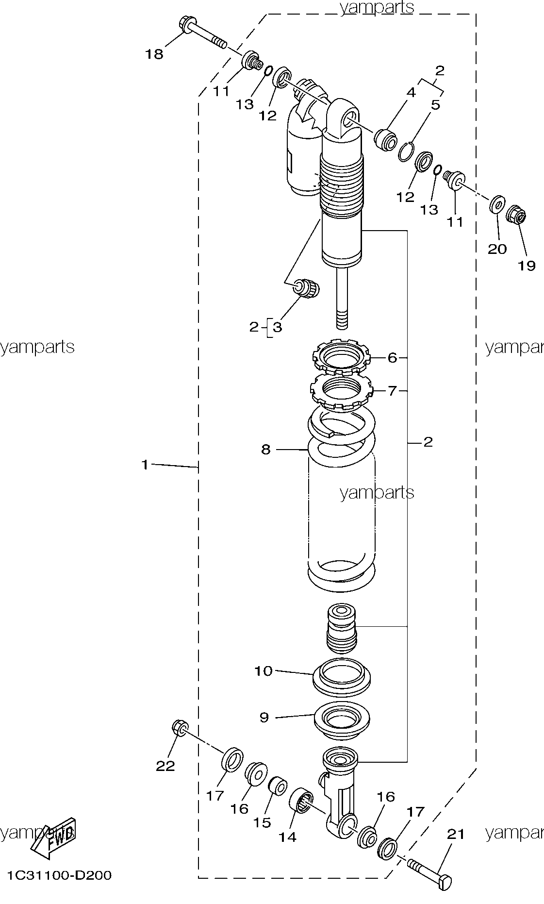 Амортизатор с пружиной