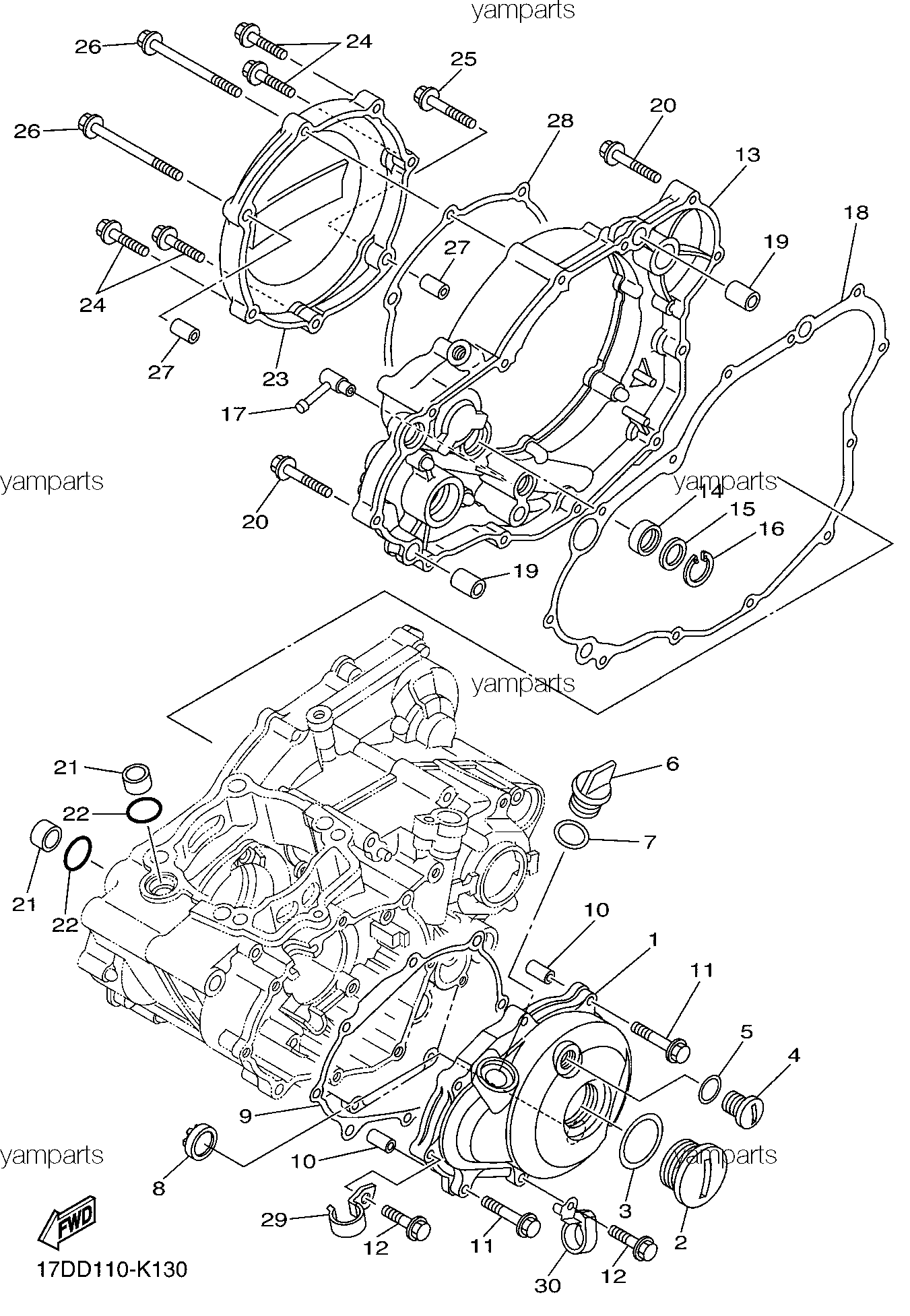 Крышки картера