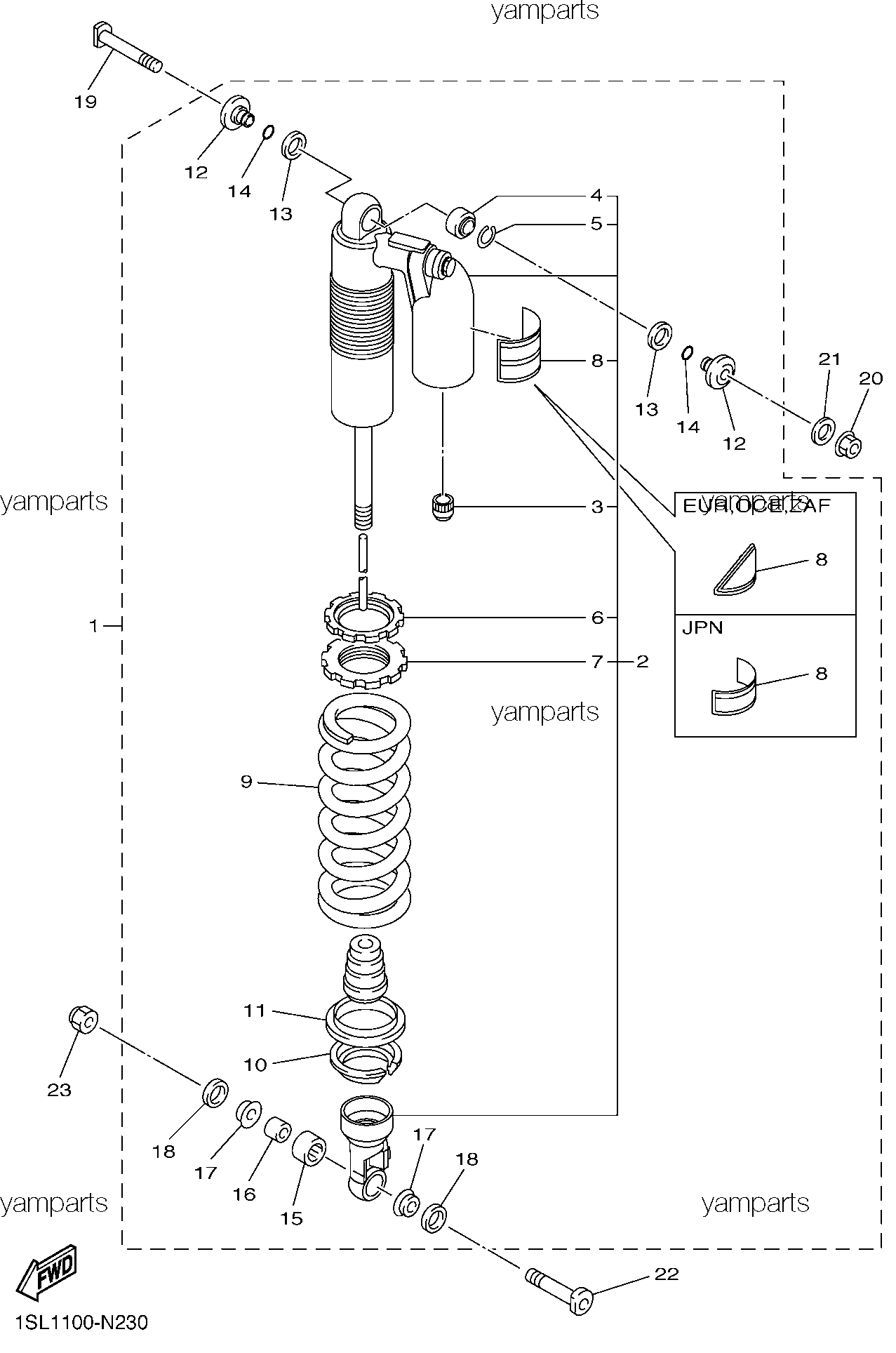 Амортизатор с пружиной