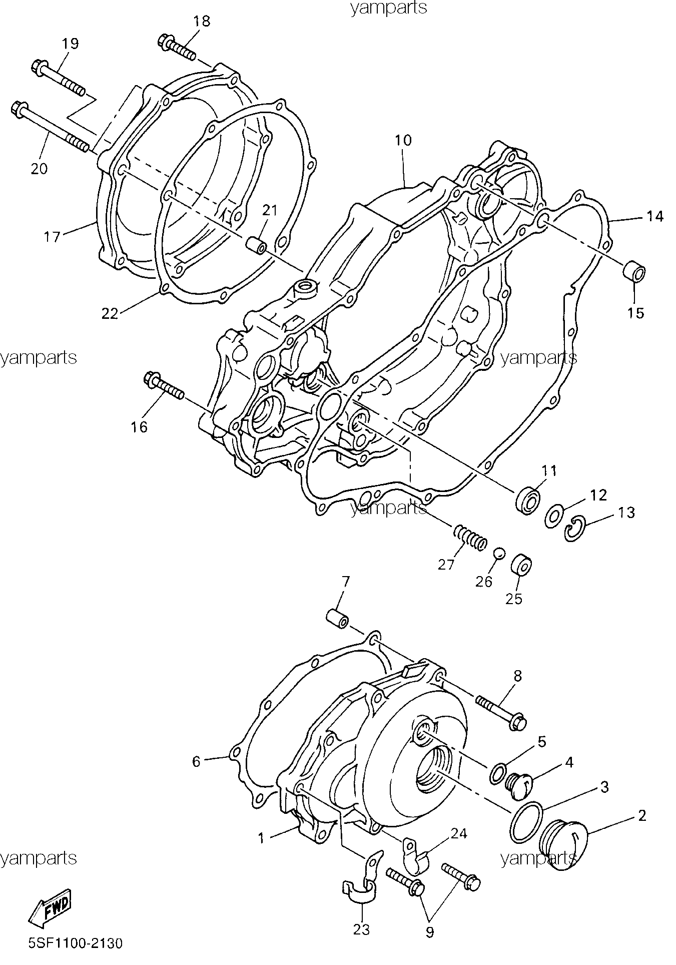 Крышки картера