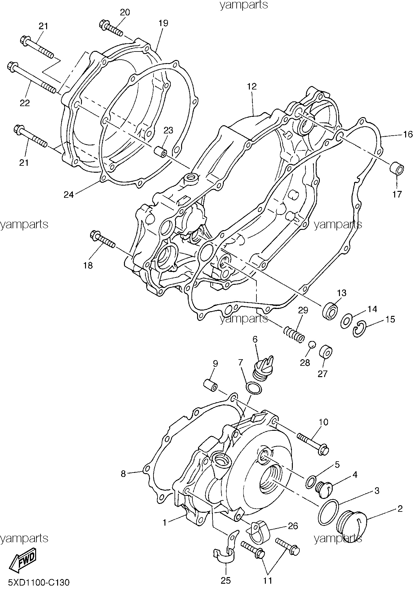 Крышки картера