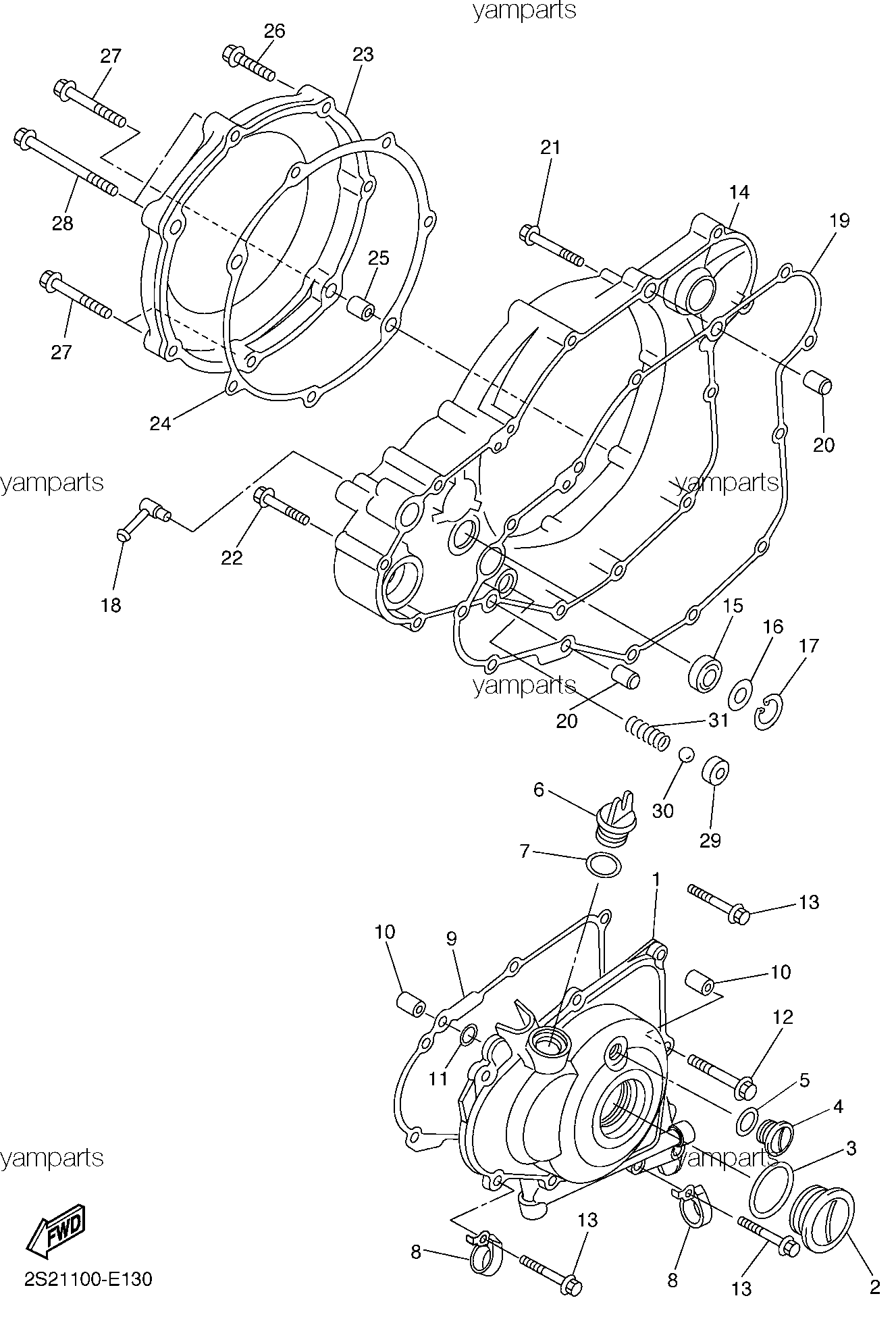 Крышки картера