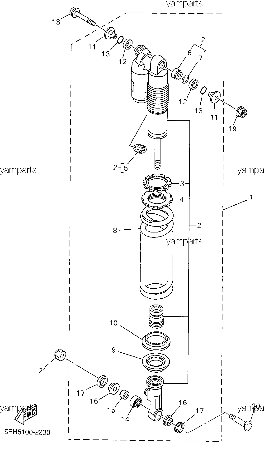 Амортизатор с пружиной