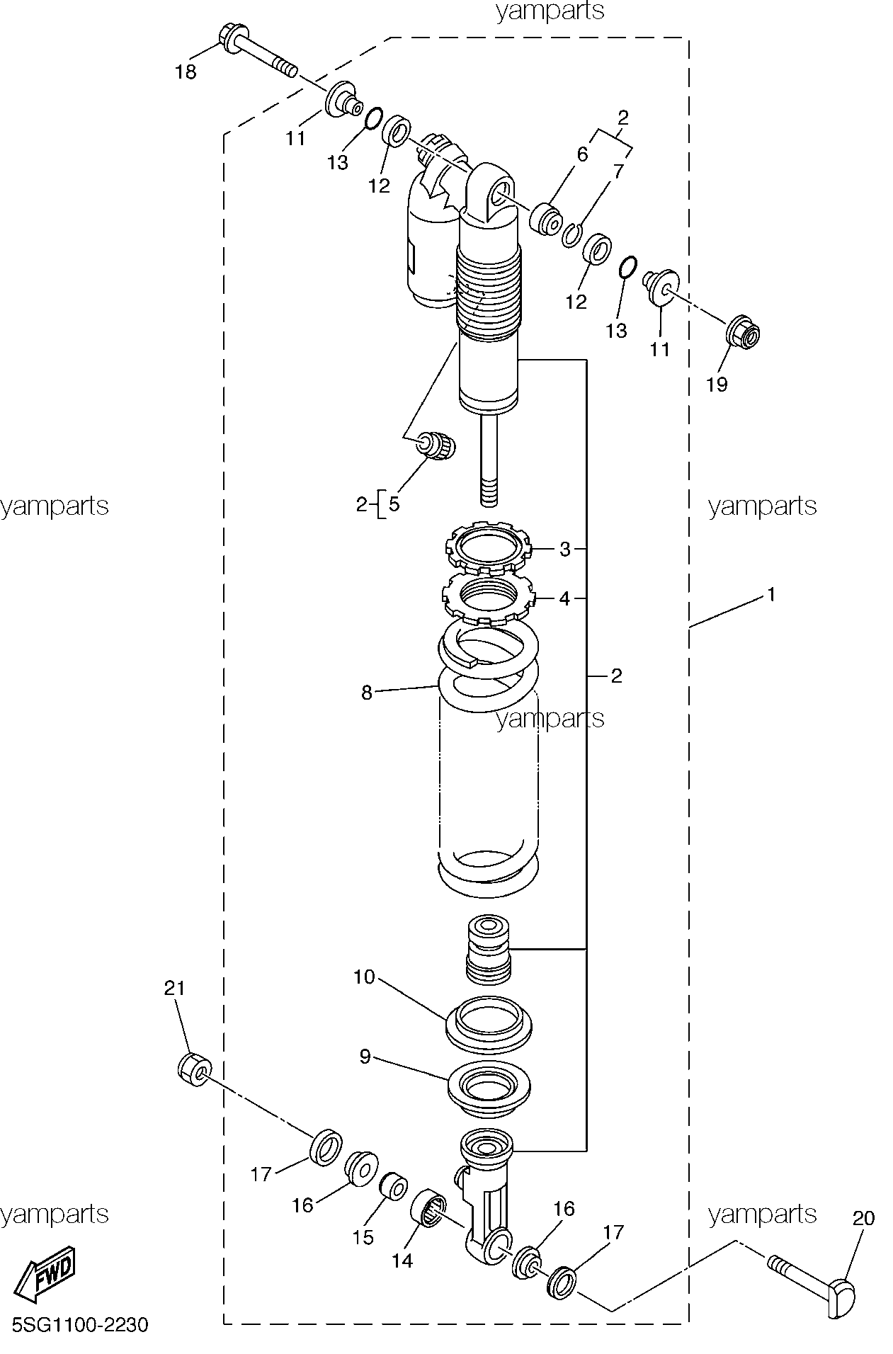 Амортизатор с пружиной