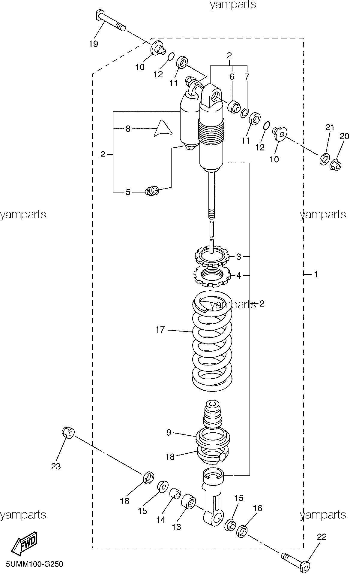 Амортизатор с пружиной