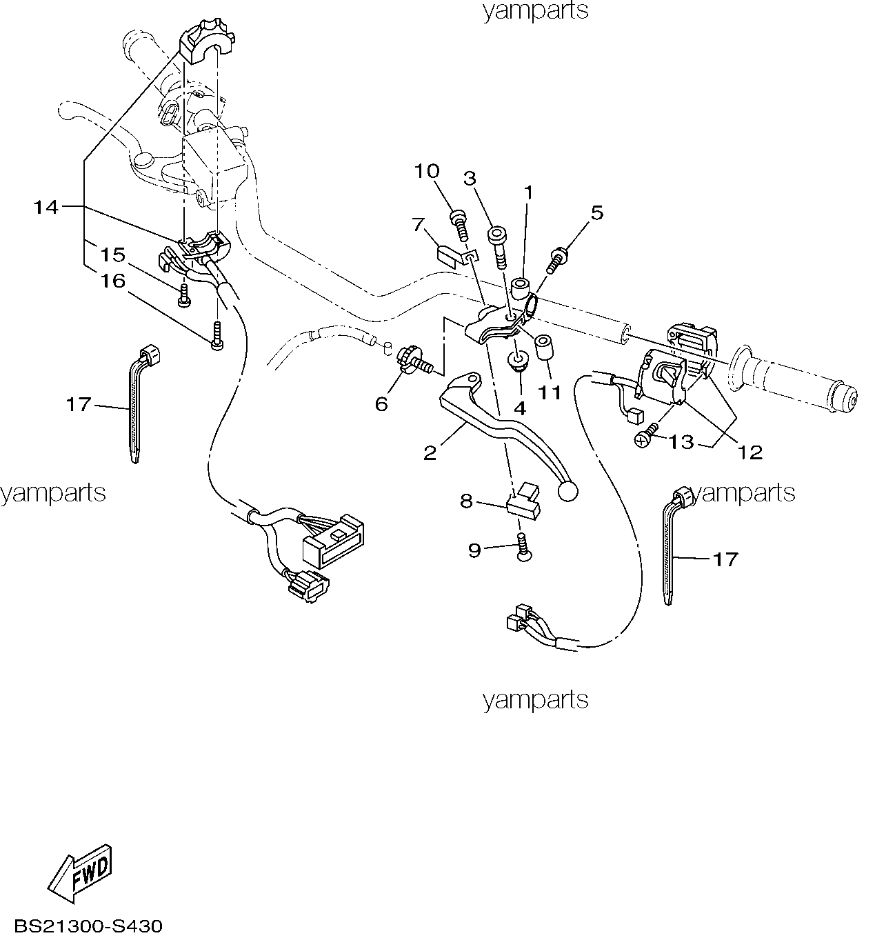 Переключатели руля, ручка