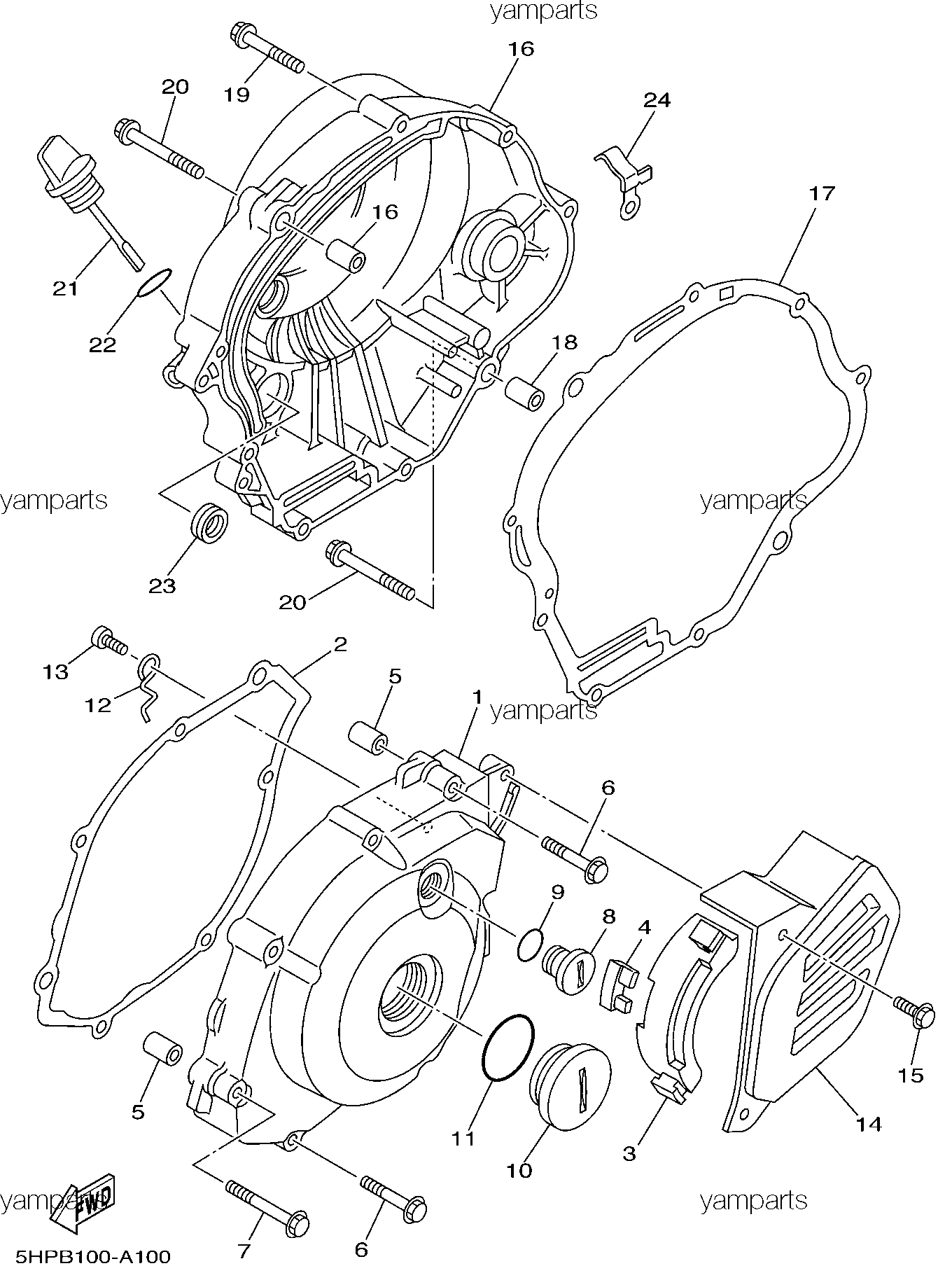 Крышки картера