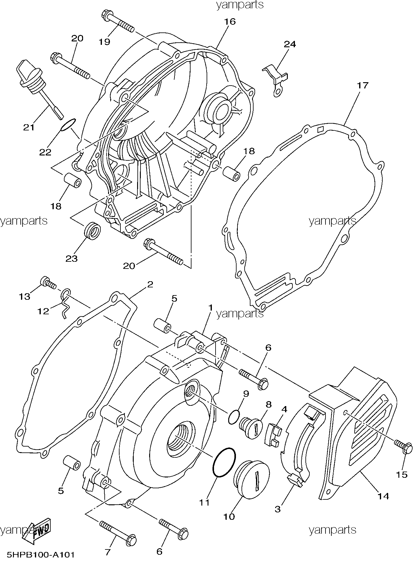 Крышки картера