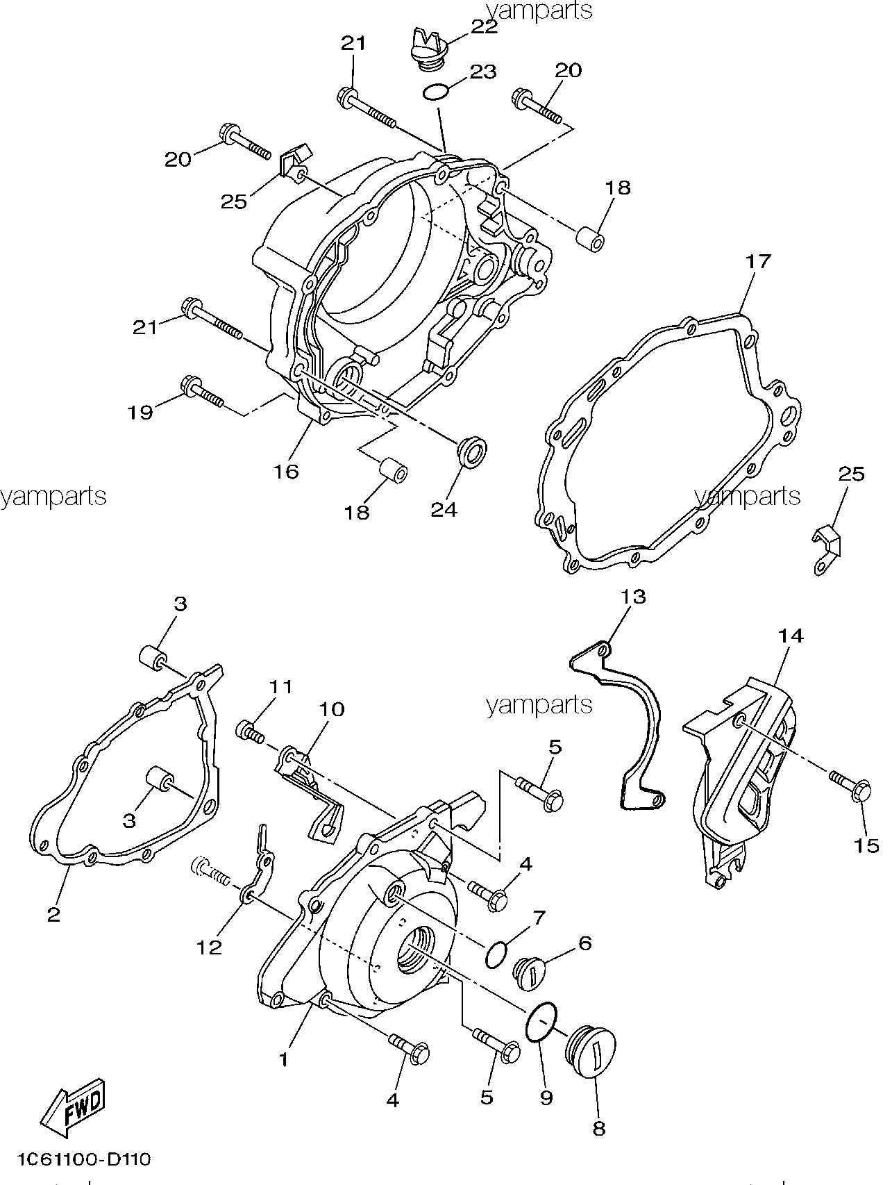 Крышки картера