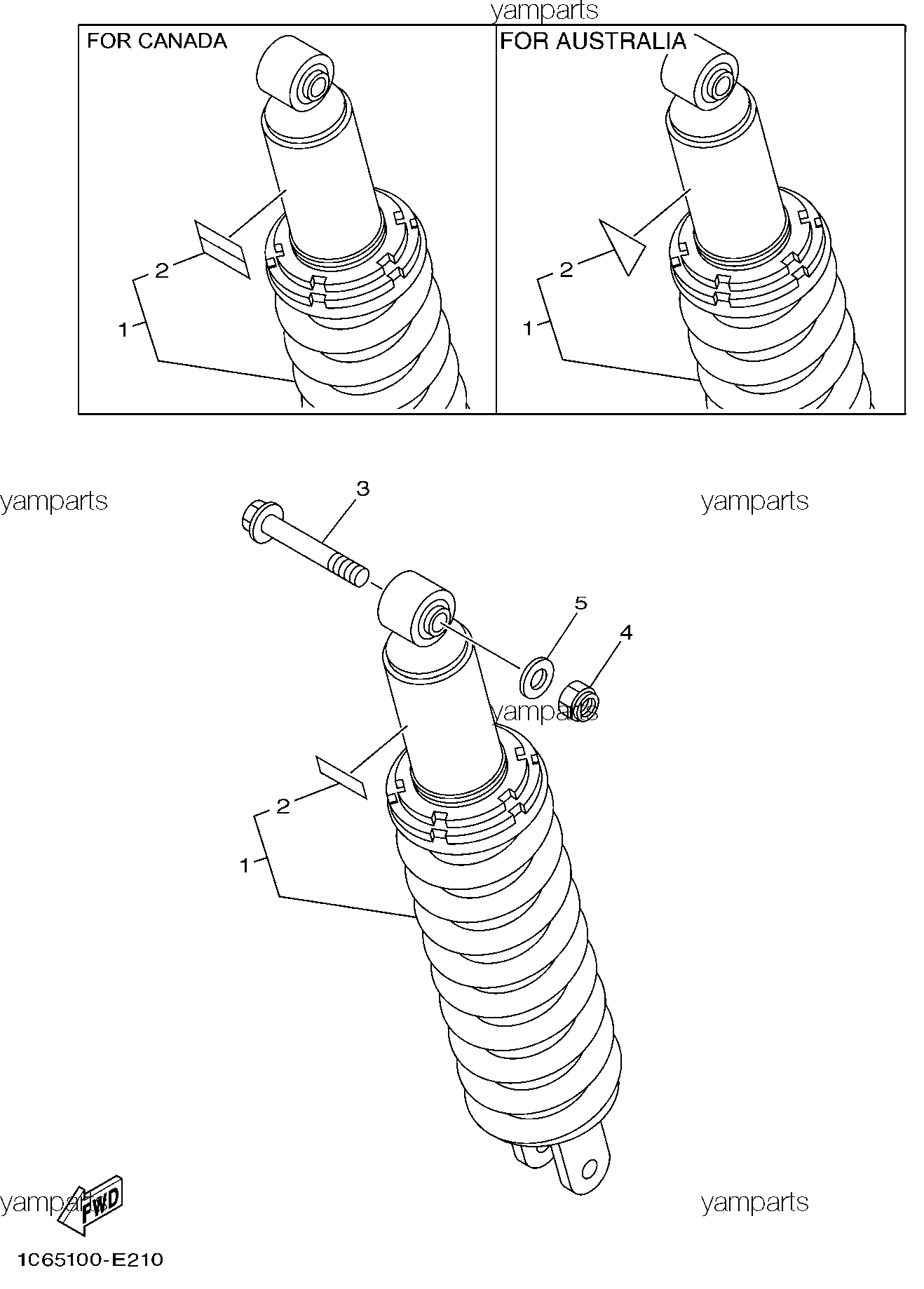 Амортизатор с пружиной