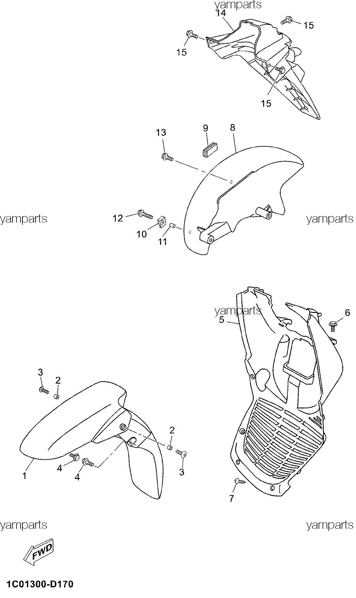 Крылья, накладные детали