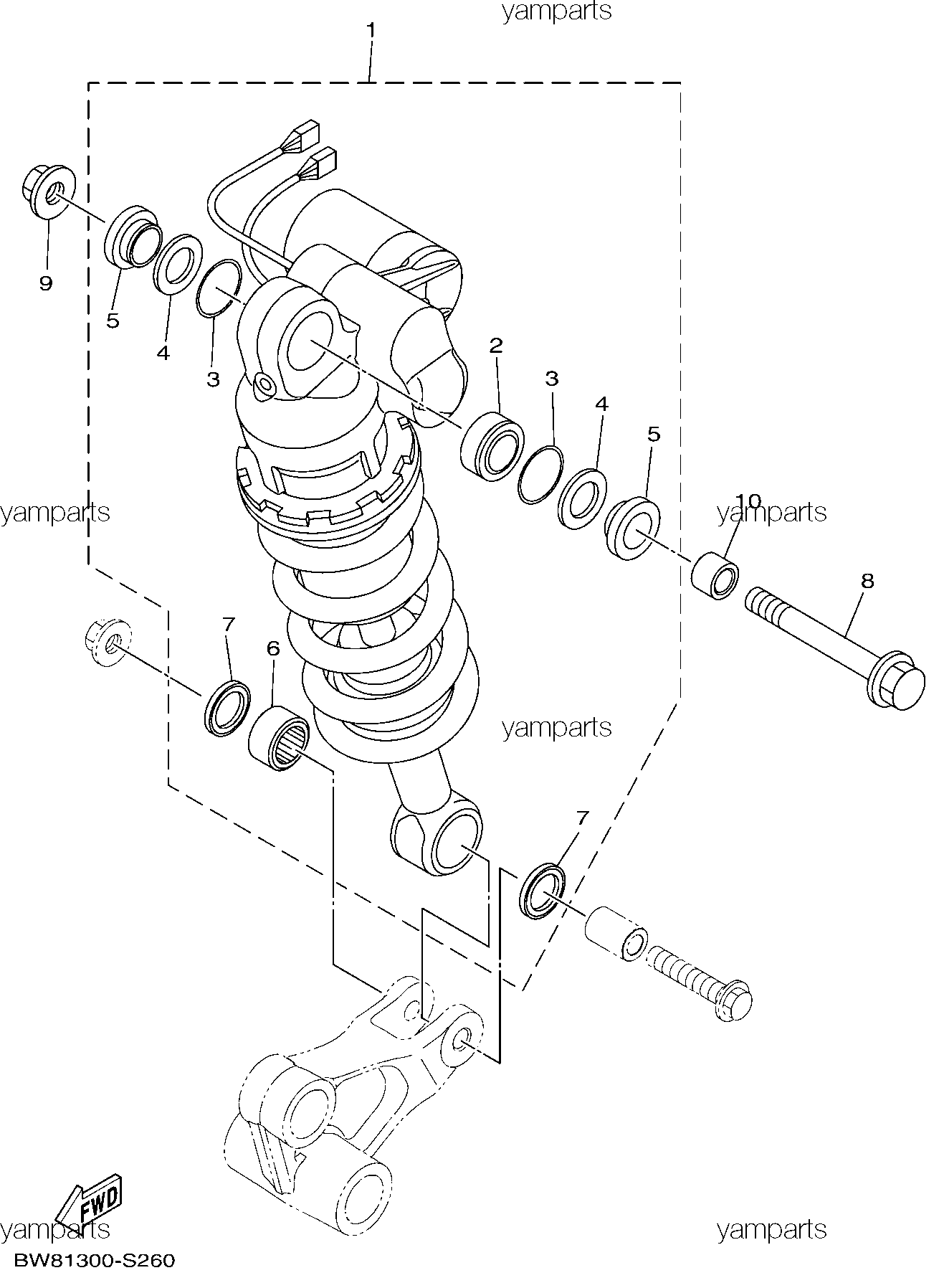 Амортизатор с пружиной