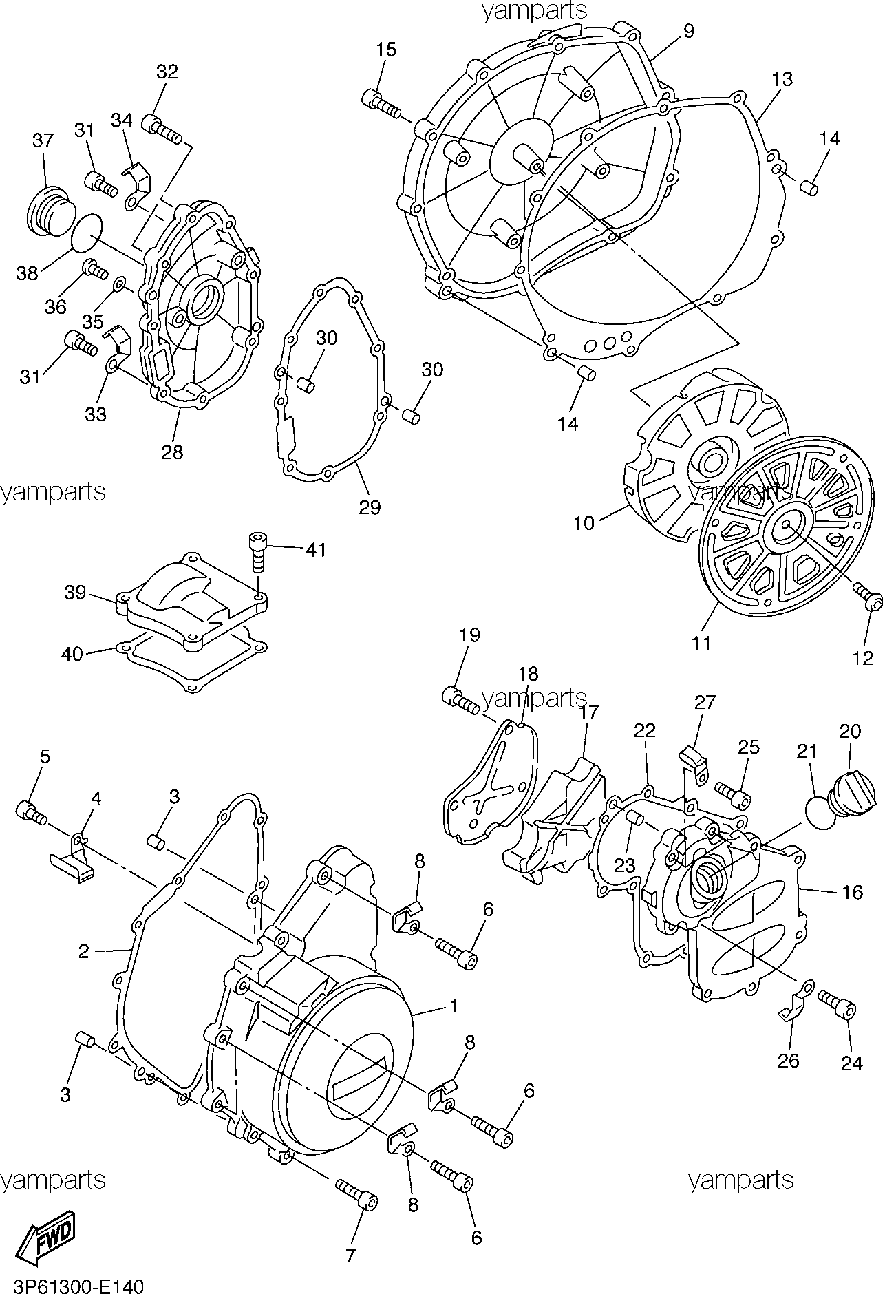 Крышки блока