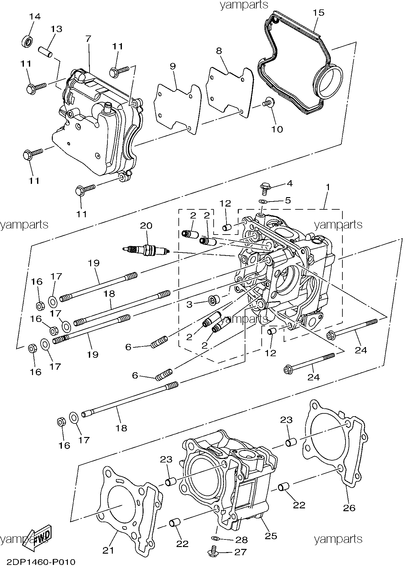 Головка цилиндра, цилиндр