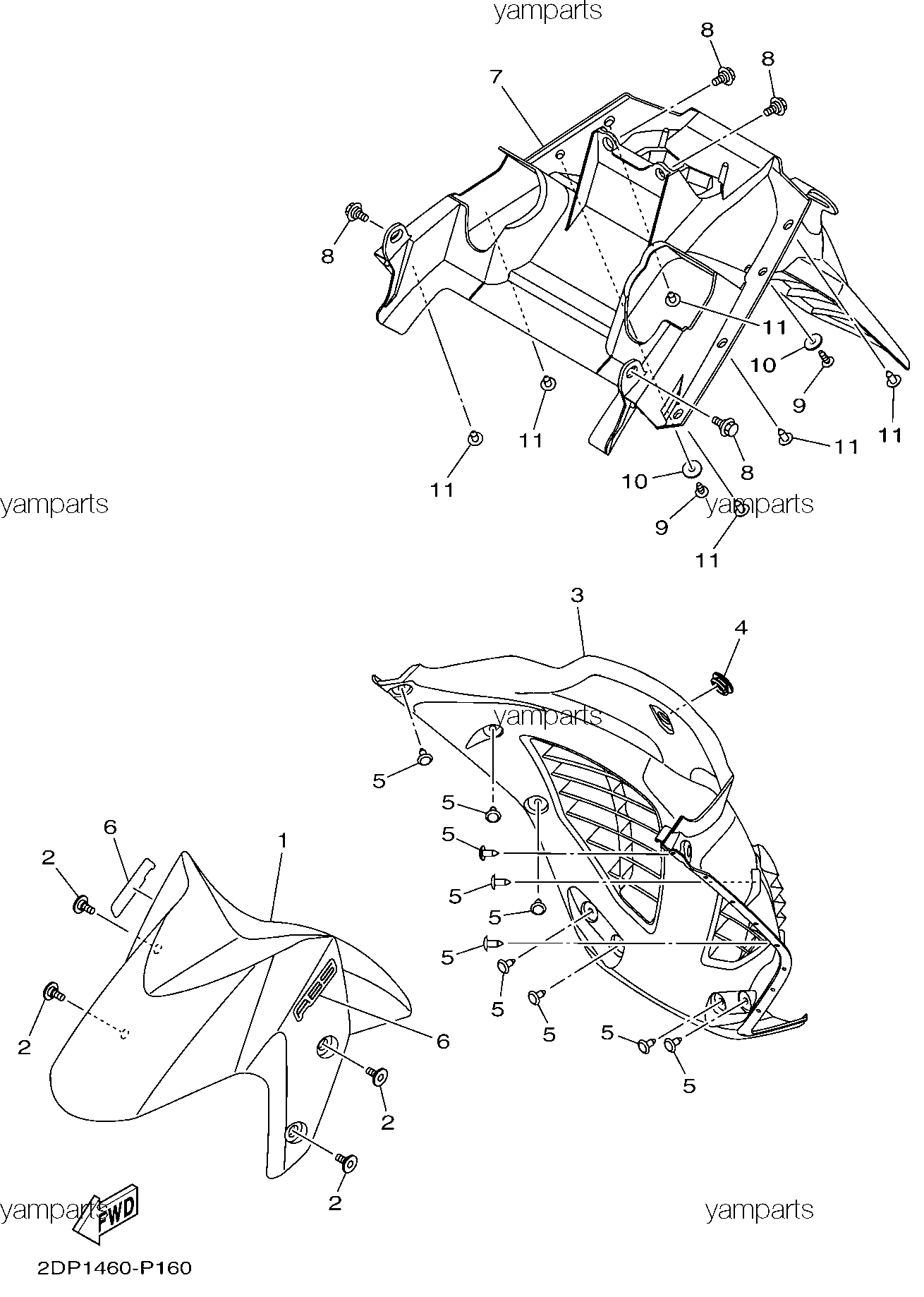 Крылья, накладные детали