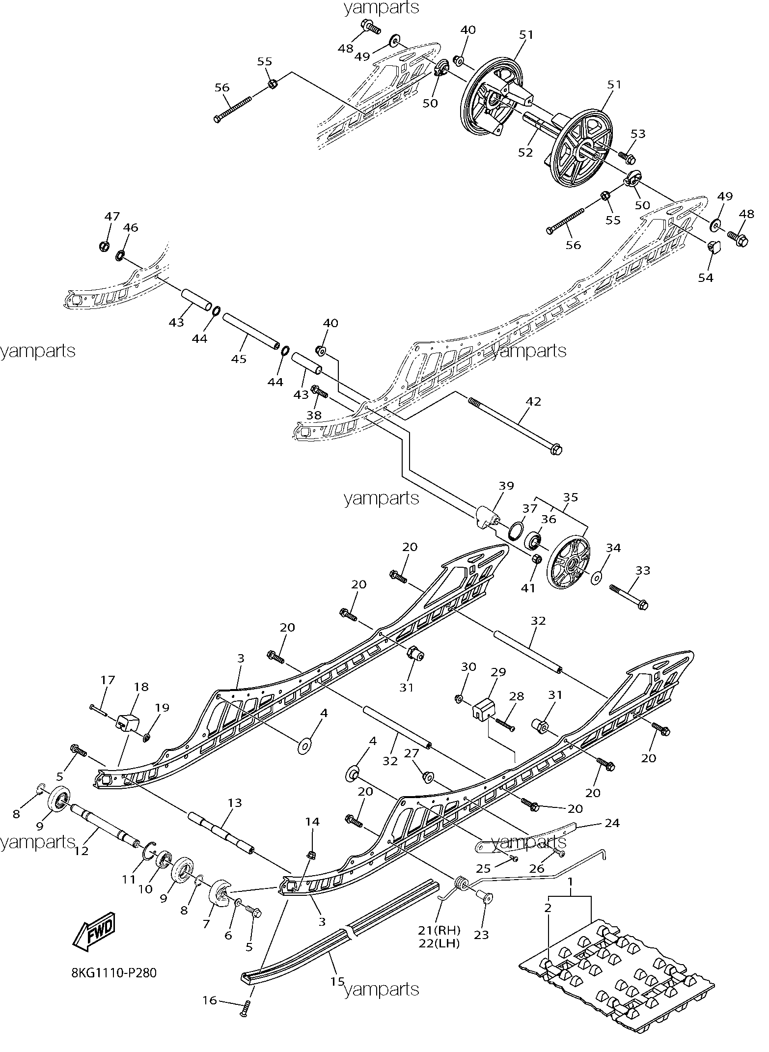 Ролики, гусеница, склизы