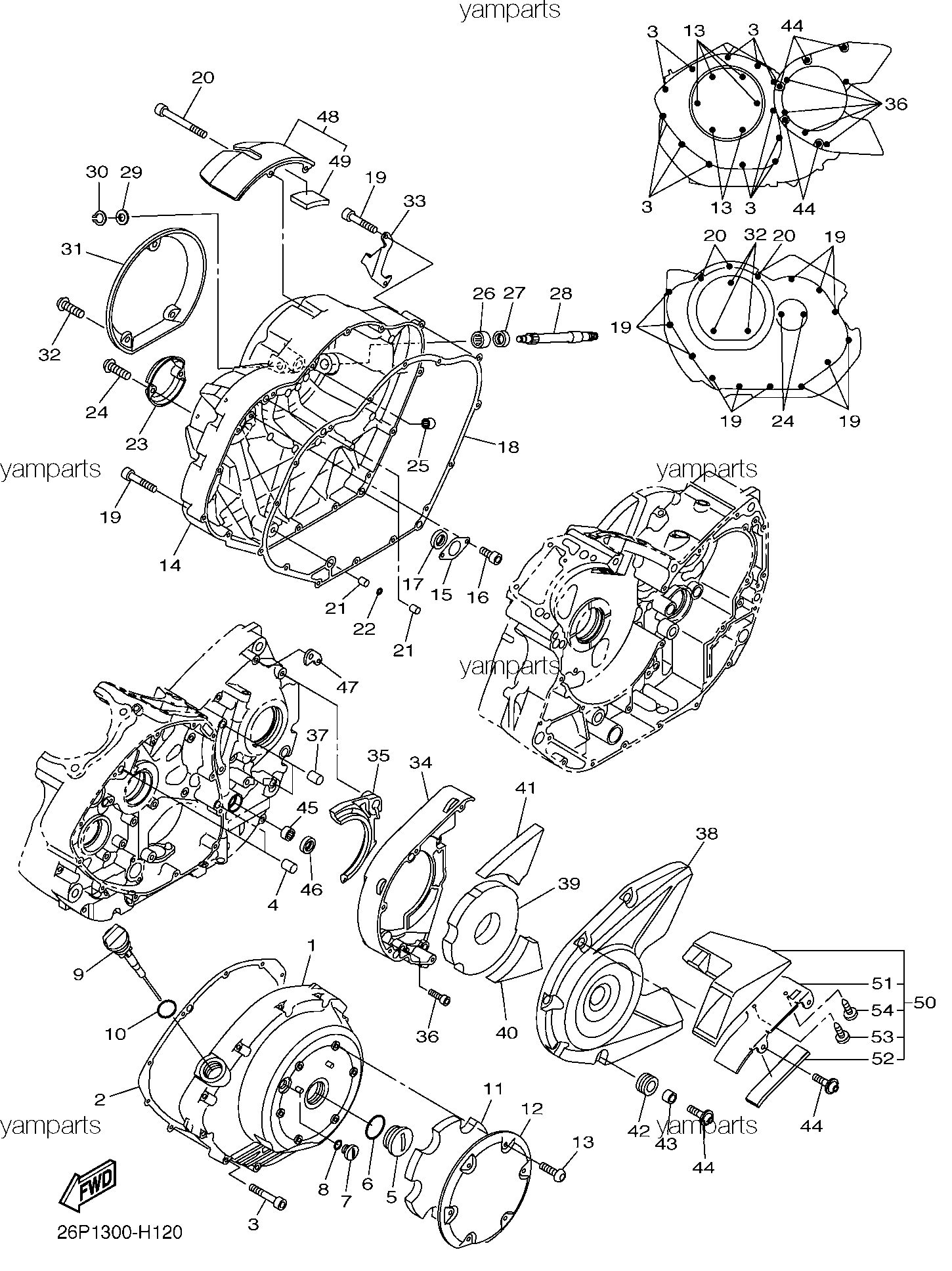 Крышки картера