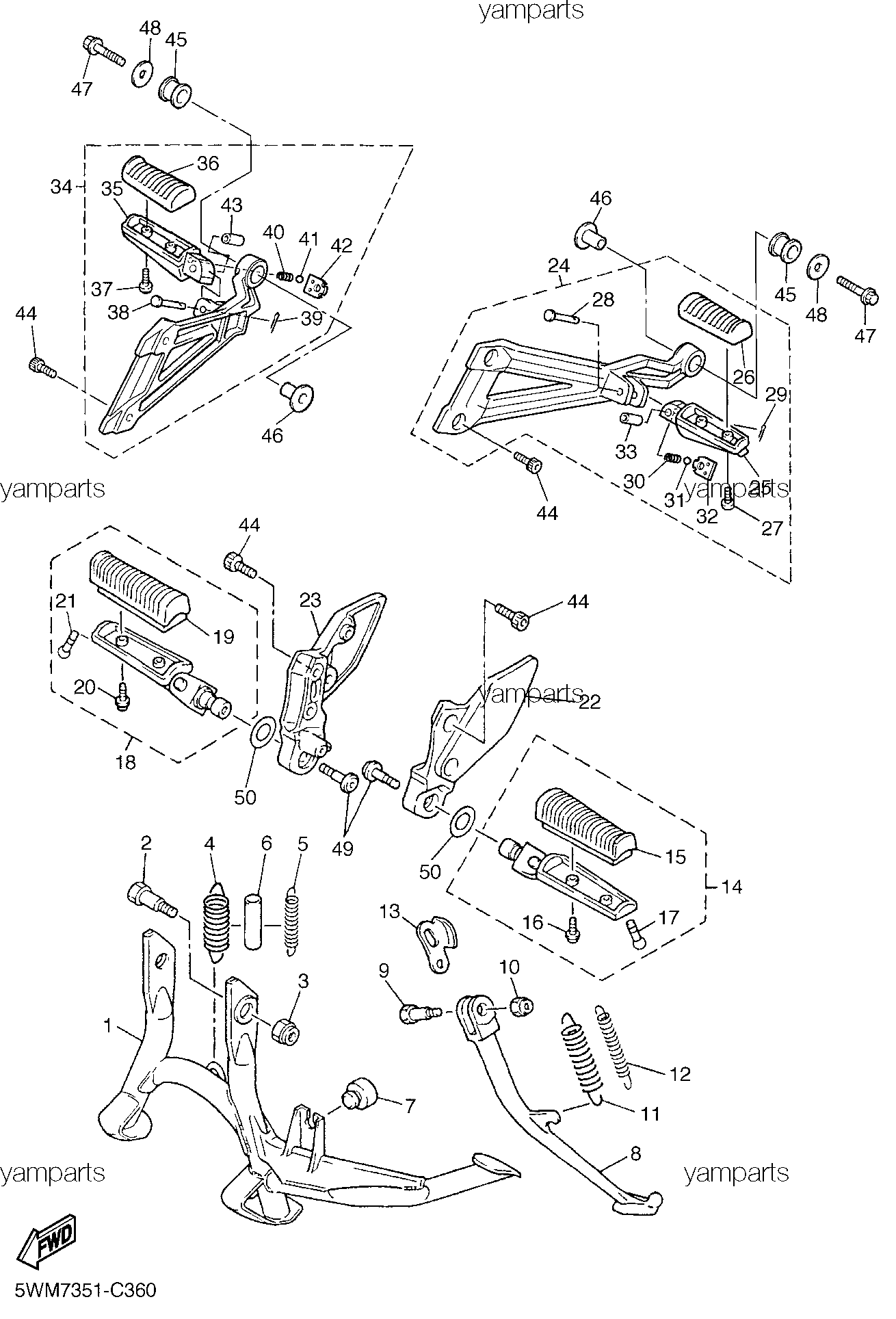 Подножки, подставки